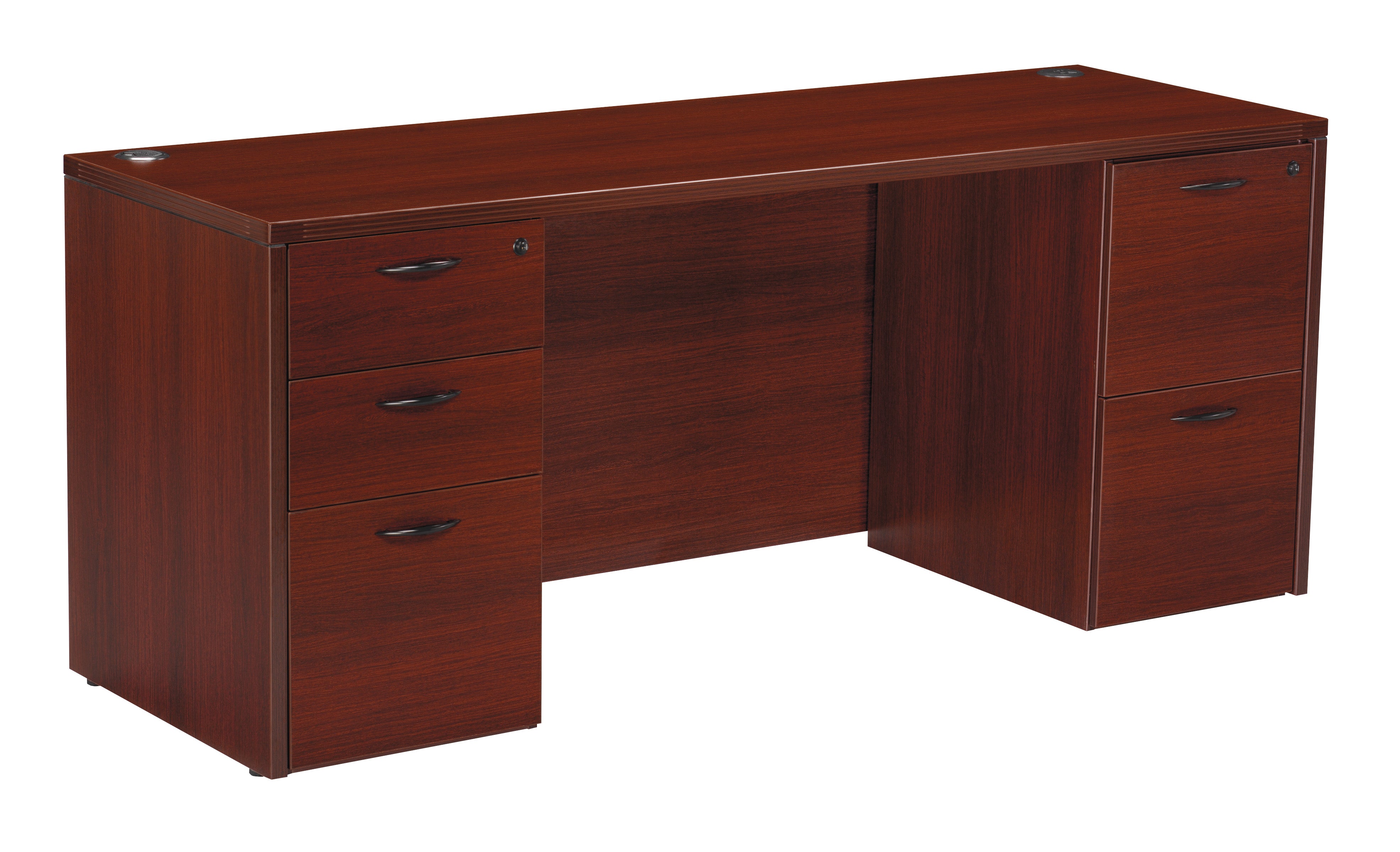 Napa Kneespace Credenza 71"X24" - Mahogany