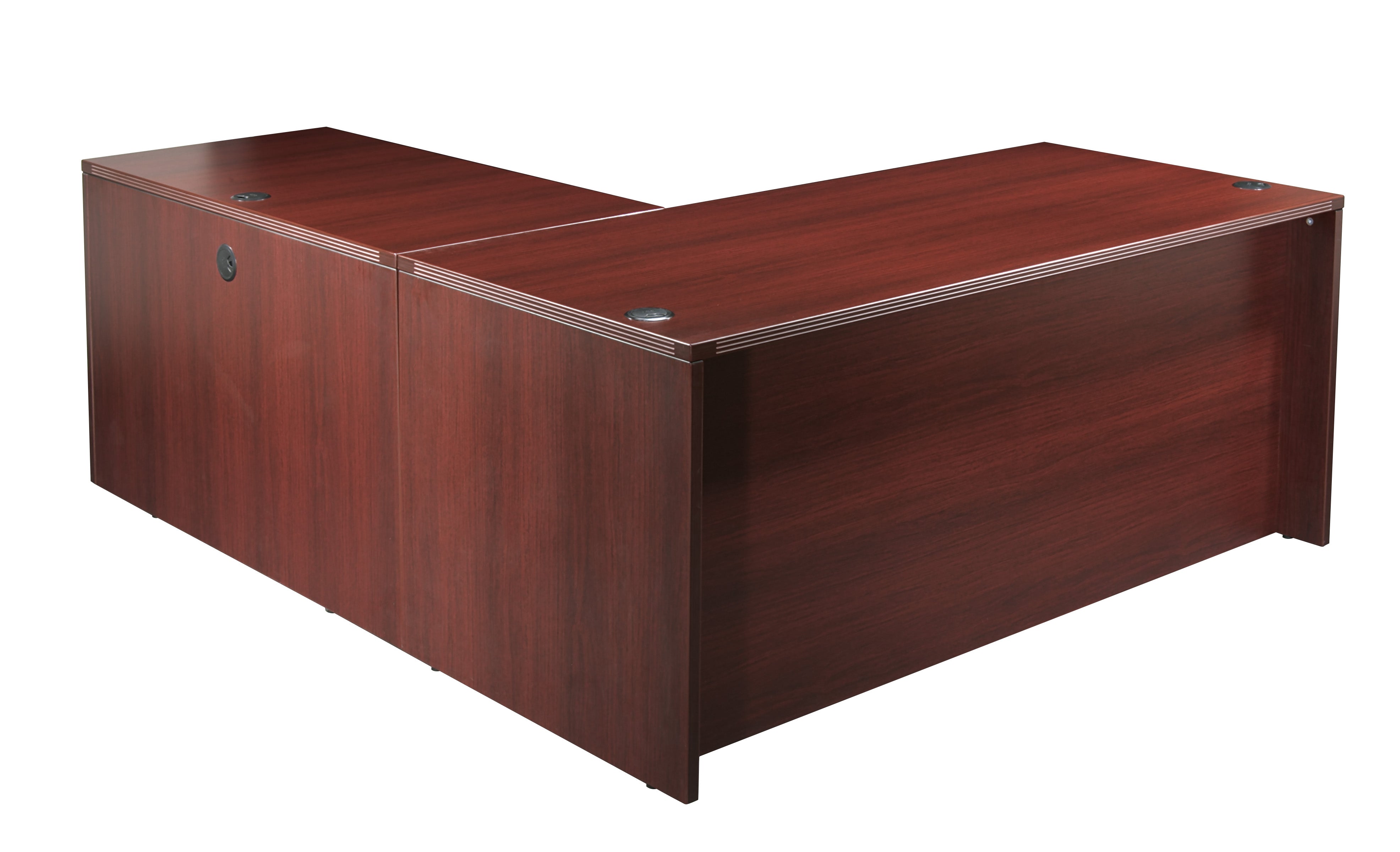 Napa L Shape 66"X78" - Mahogany