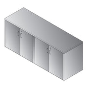 Napa 4-Door Credenza 71" x 23" - Slate Grey