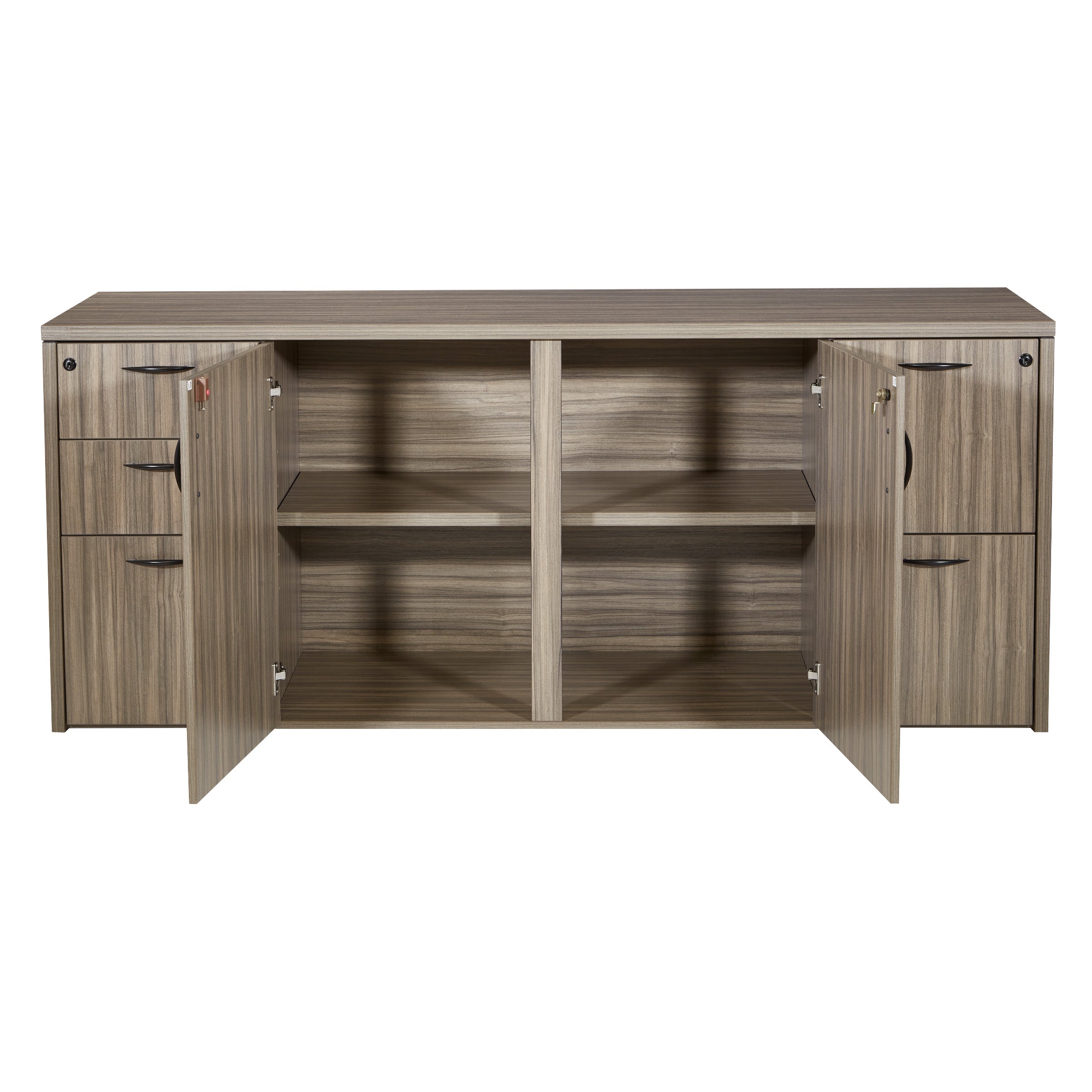 Storage Credenza 72" x 22" x 29" 2/CTN - Urban Walnut