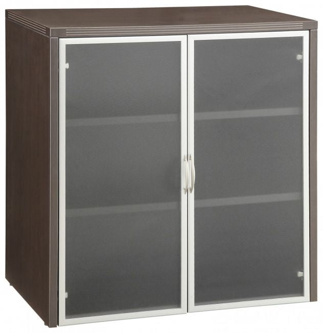 Overhead with Glass Doors 71 x 15 x 36 - Urban Walnut