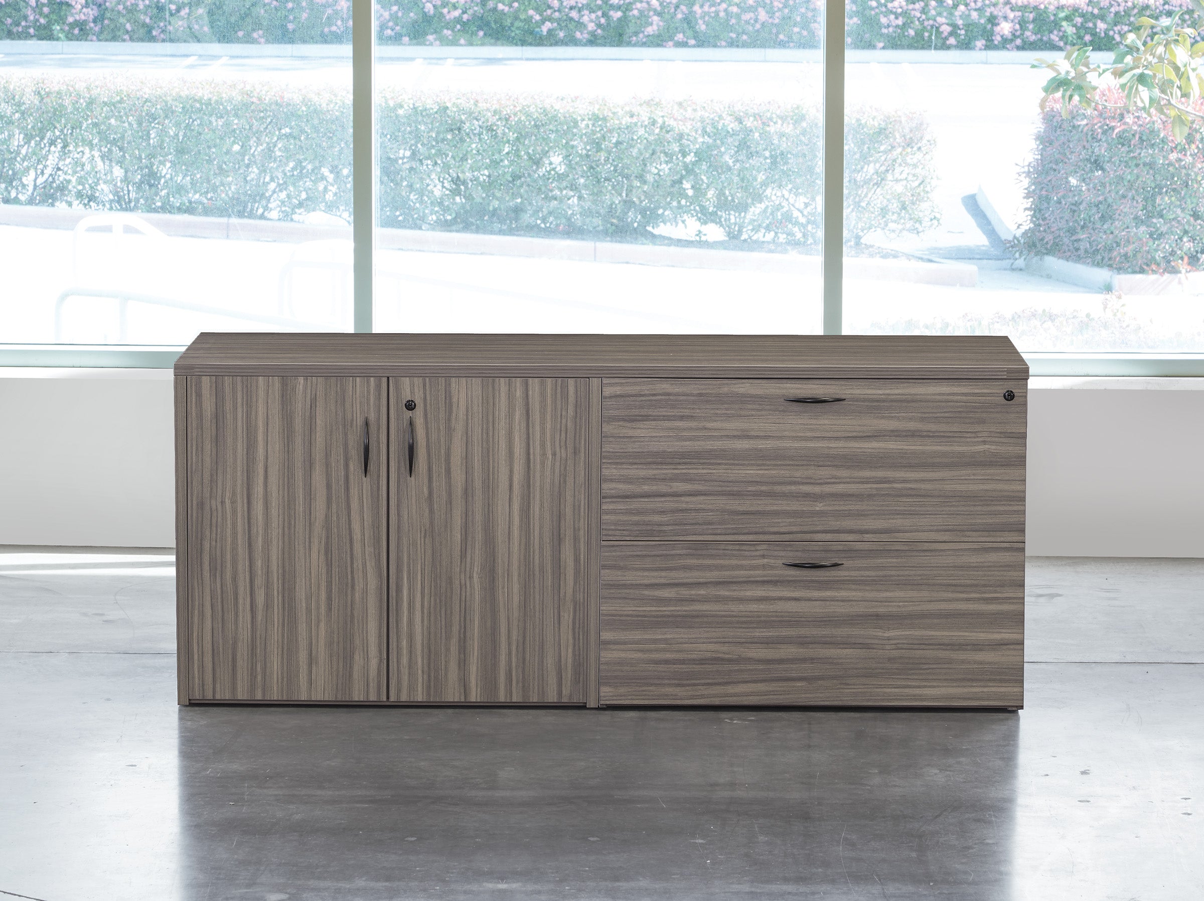 Napa Combo Credenza 71" x 23" - Urban Walnut