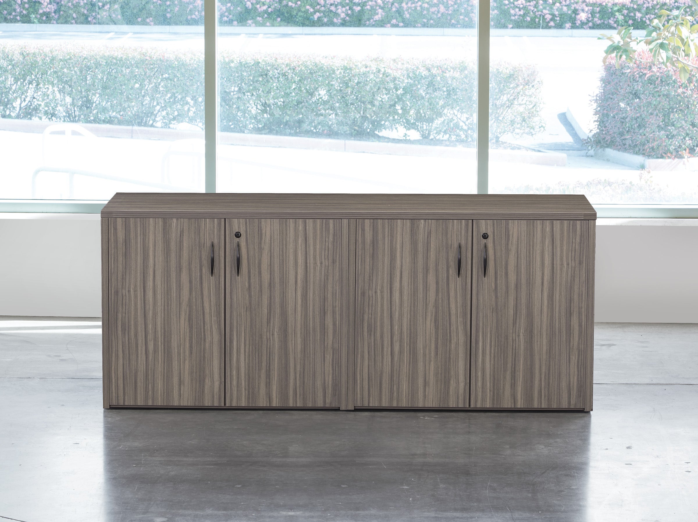 Napa 4-Door Credenza 71" x 23" - Urban Walnut