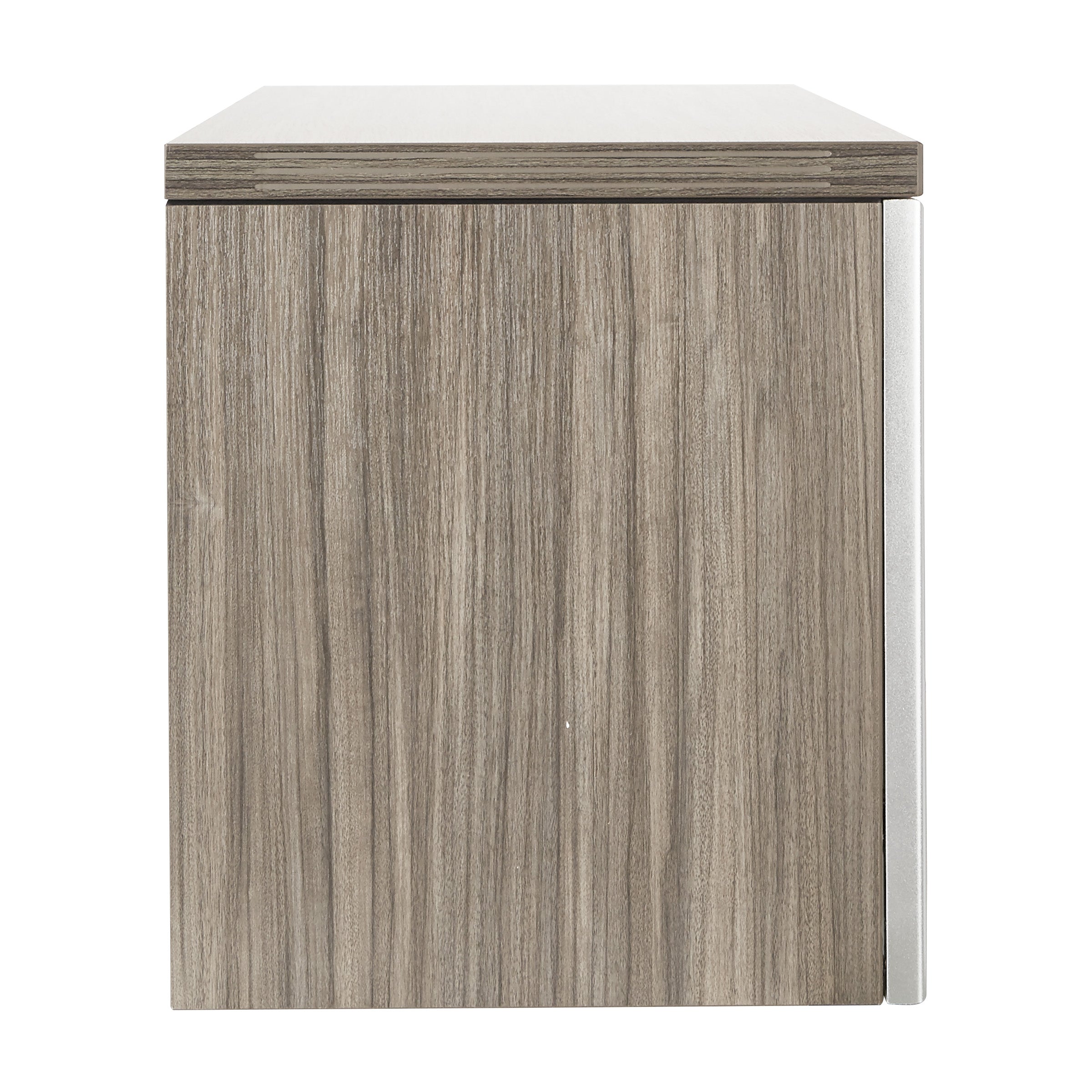 Wall-Mount Overhead with Glass Doors - Urban Walnut