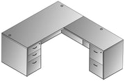 Napa L Shape 66"X78" - White