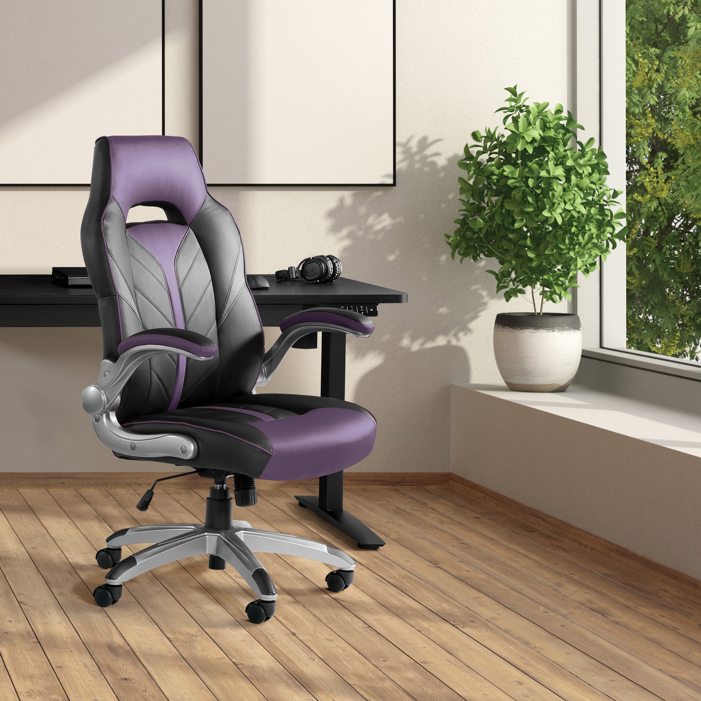 Orion Gaming Chair - Purple/Black