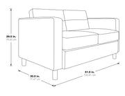 Pacific LoveSeat - Custom C Grade Fabric