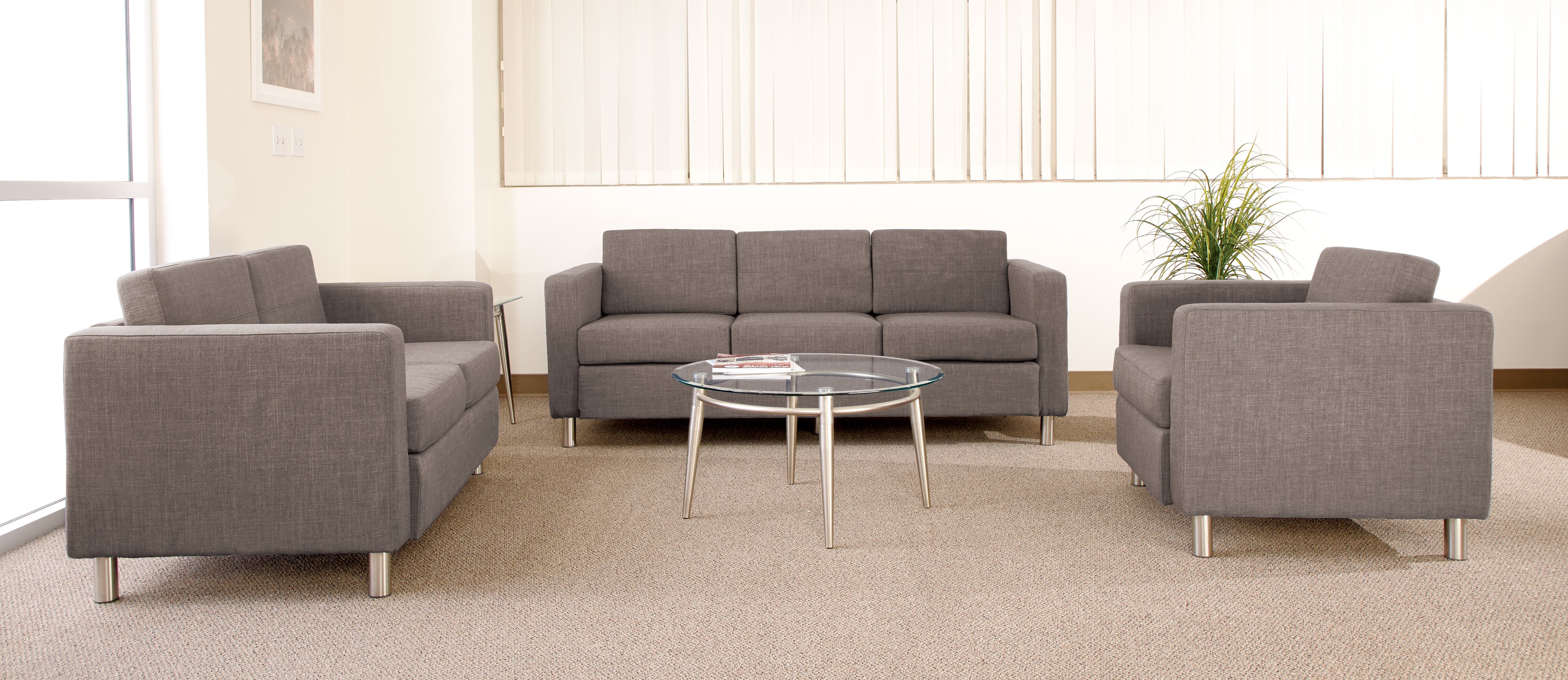 Pacific LoveSeat - Cement