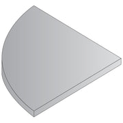 Pace Tables Quarter Round Top 24”X 24” - Fog Grey