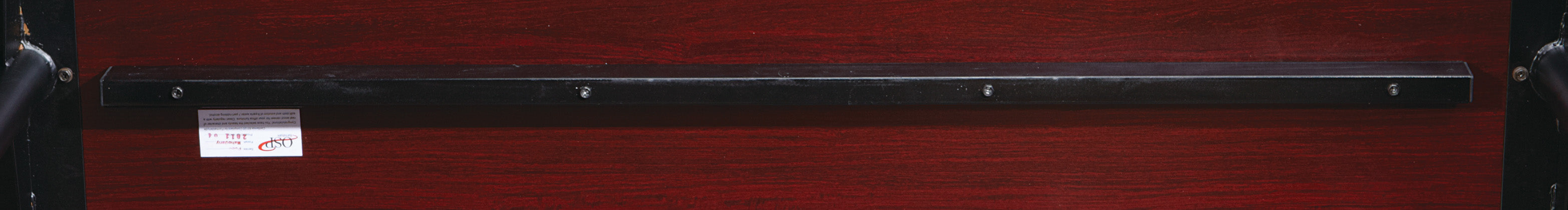 Pace Tables Support Bar For 5' Top - Black Metal