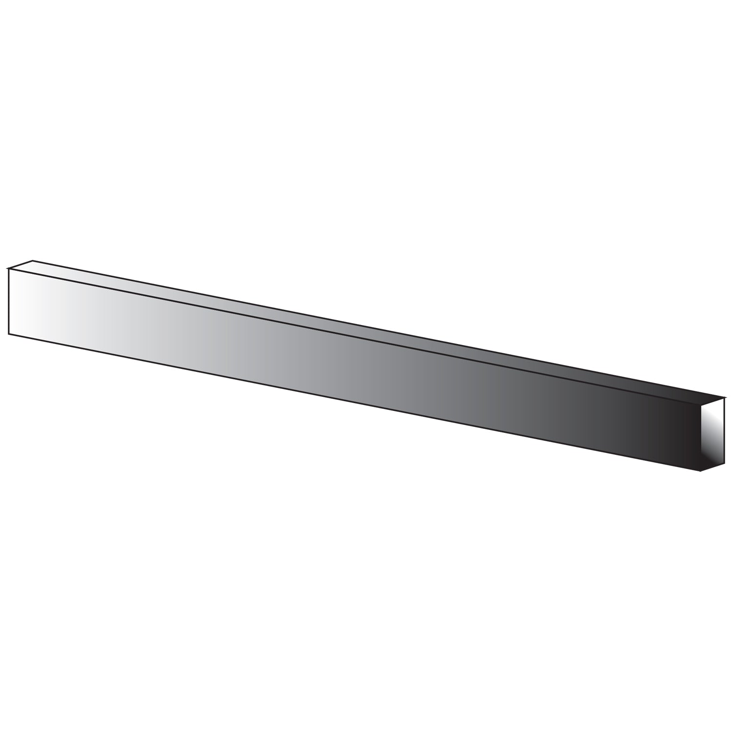 Pace Tables Support Bar For 72" Top - Black Metal
