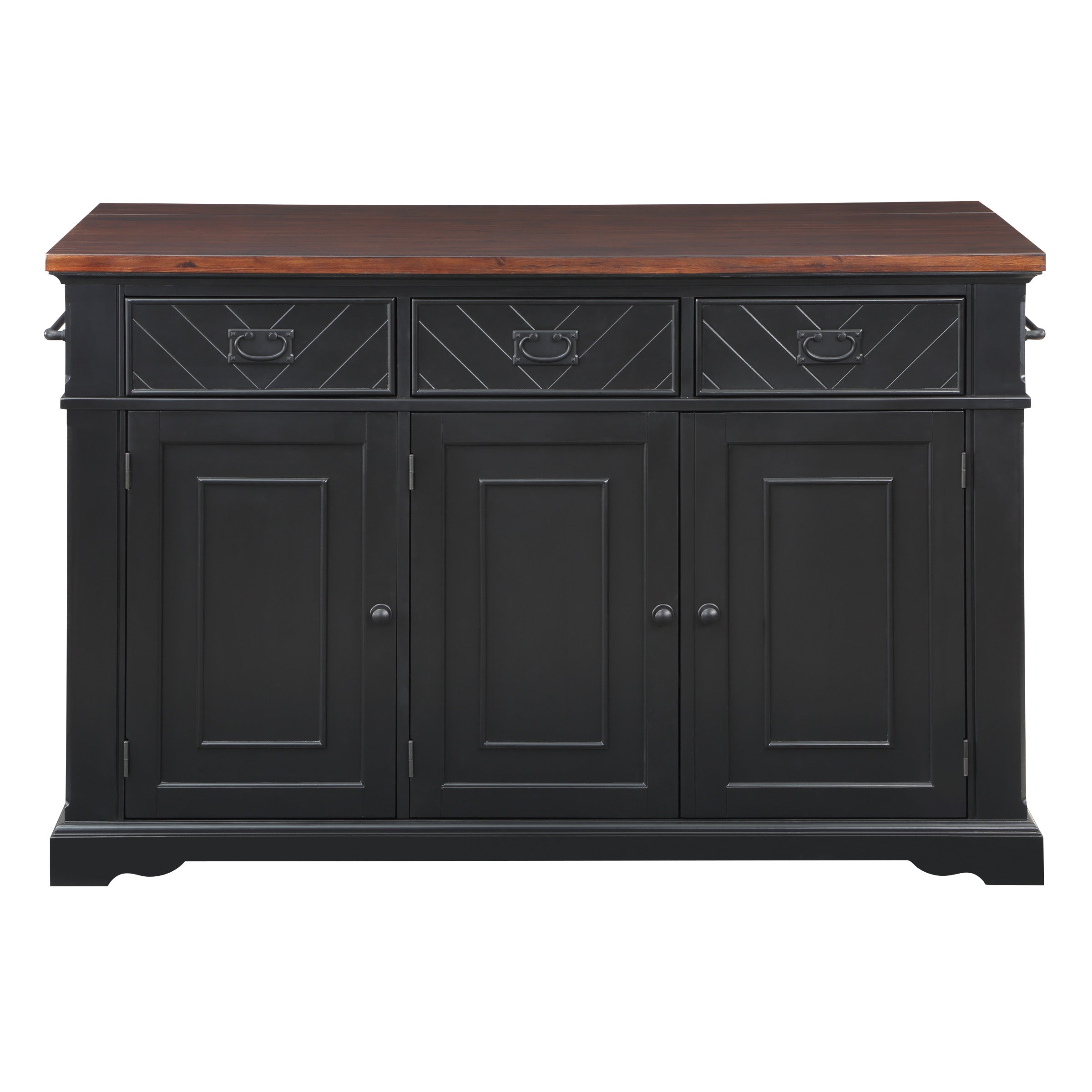 Palisade Kitchen Island - Black