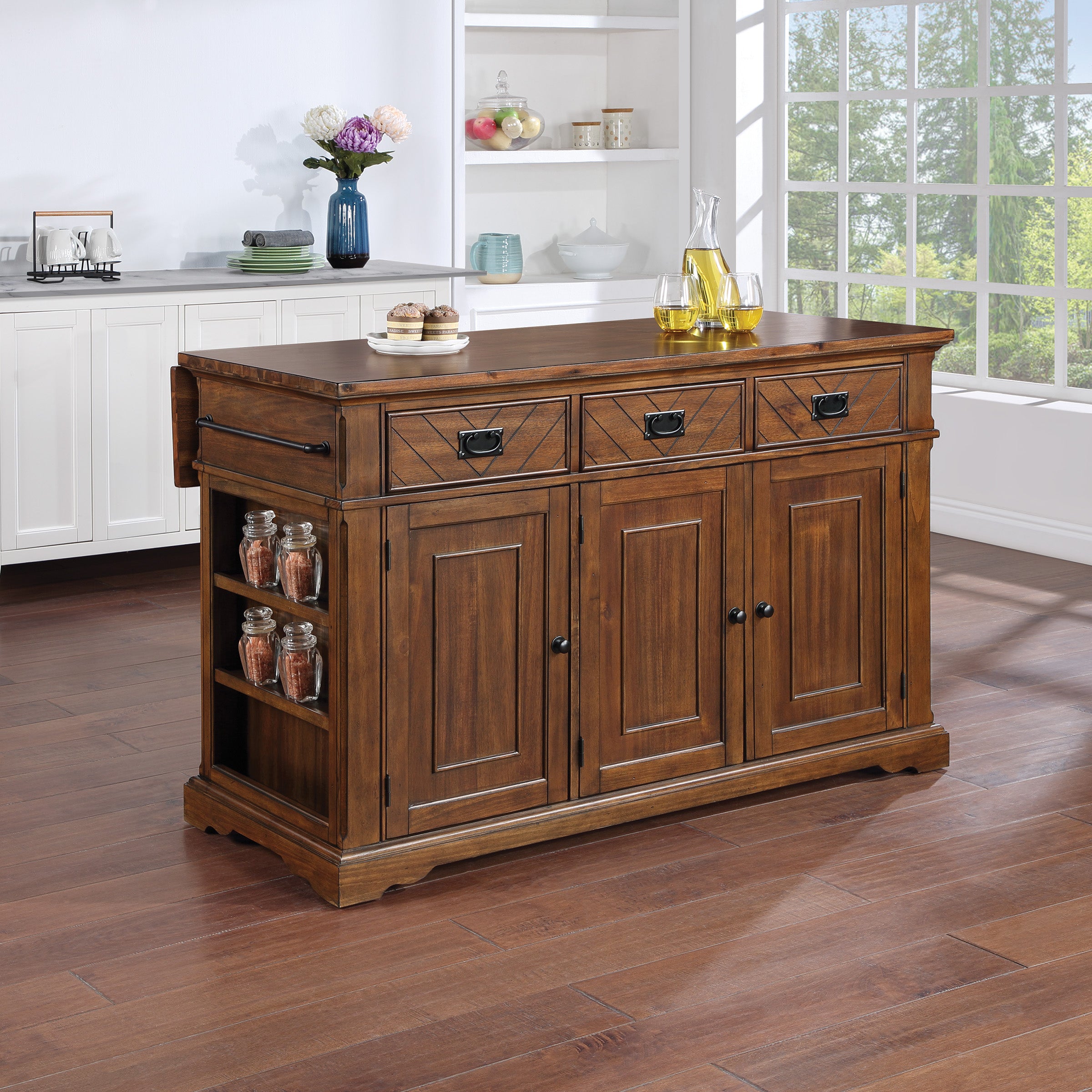 Palisade Kitchen Island - Oak