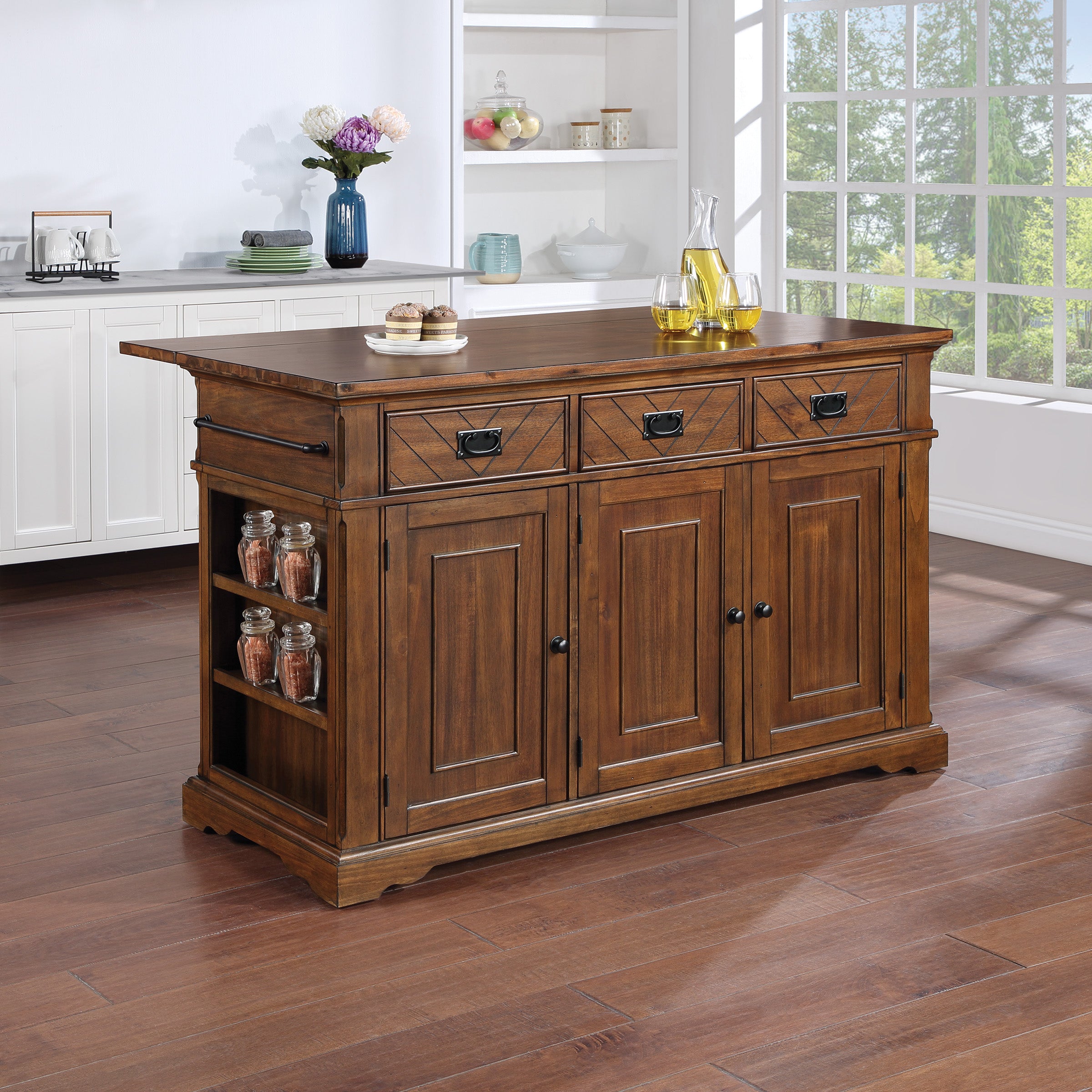 Palisade Kitchen Island - Oak
