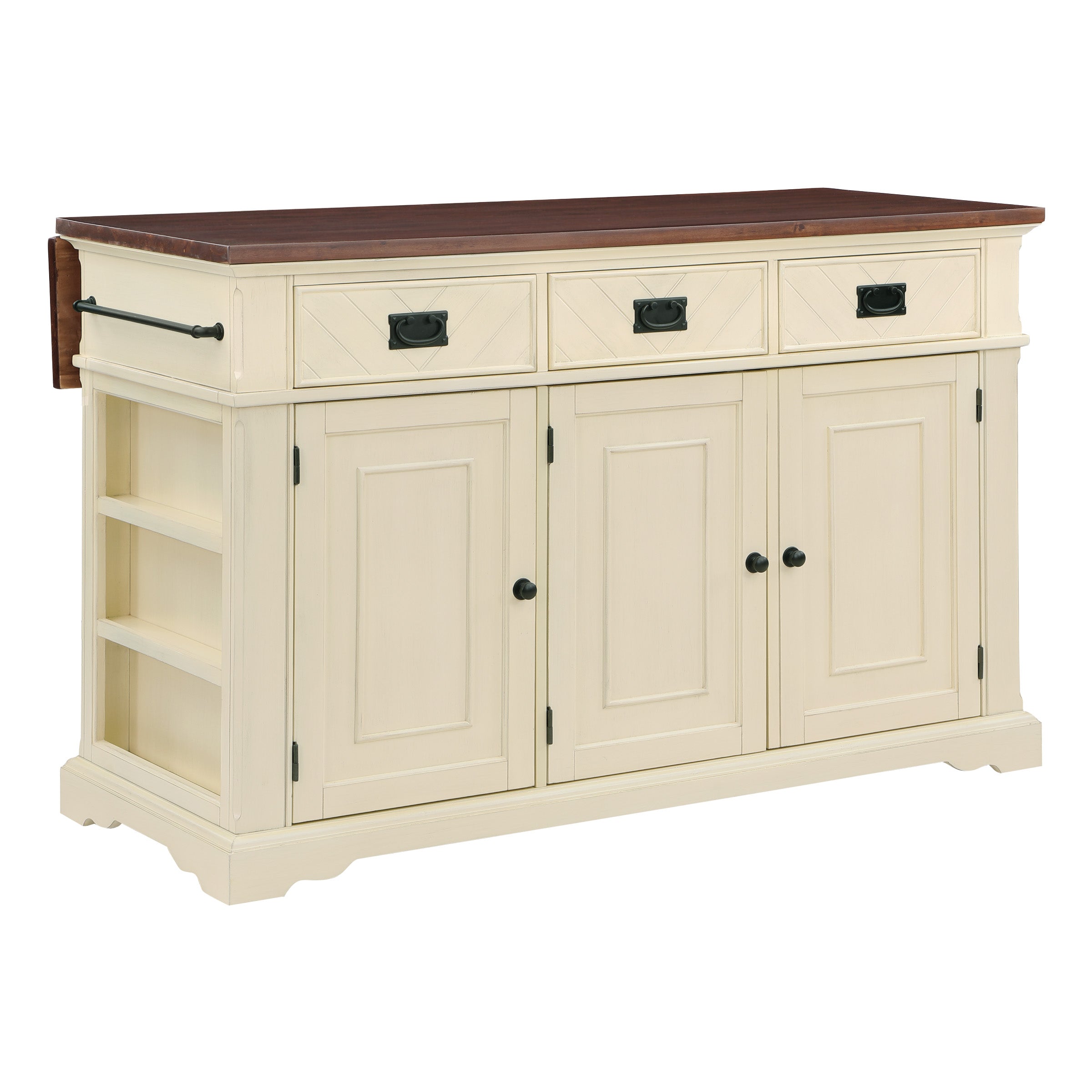 Palisade Kitchen Island - White