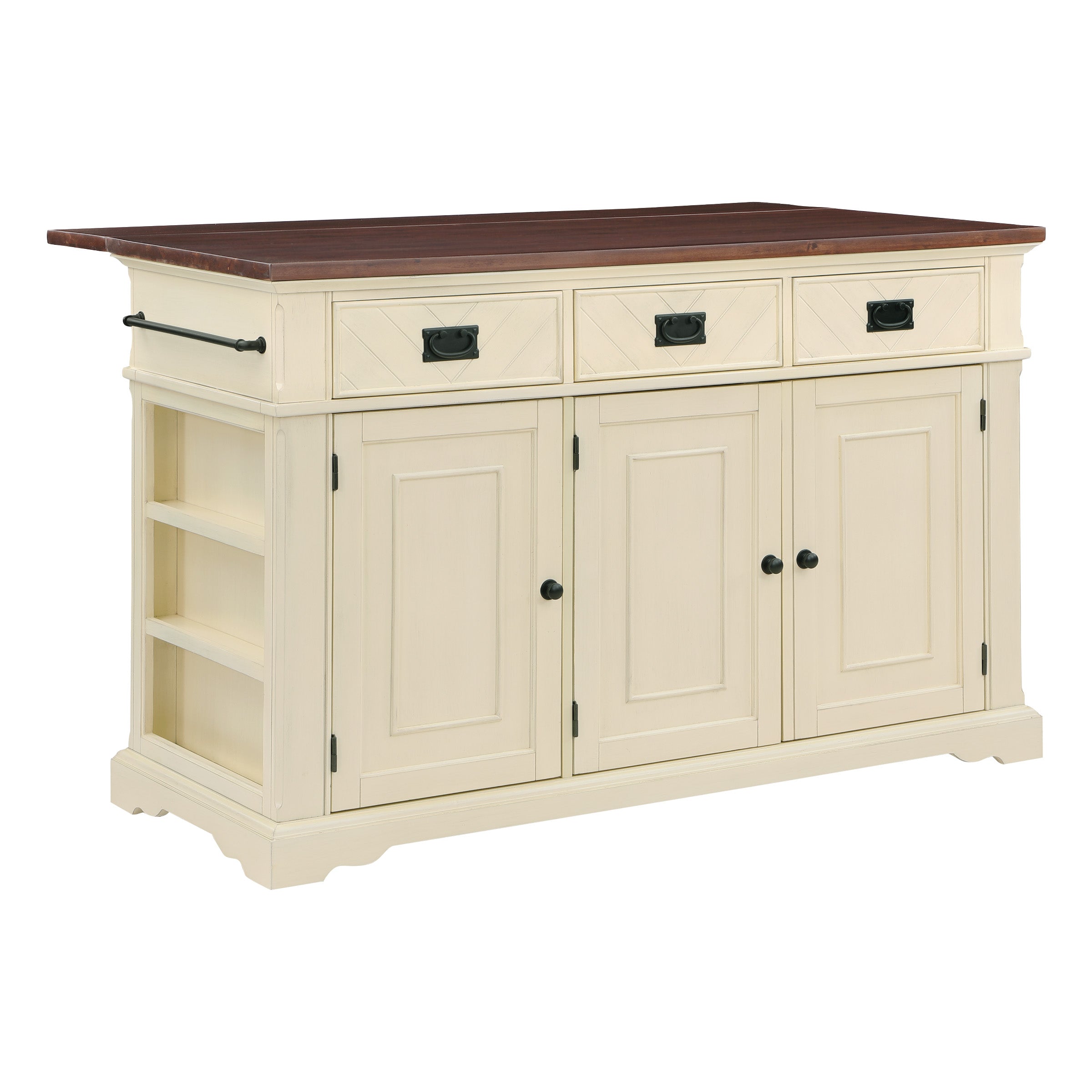 Palisade Kitchen Island - White