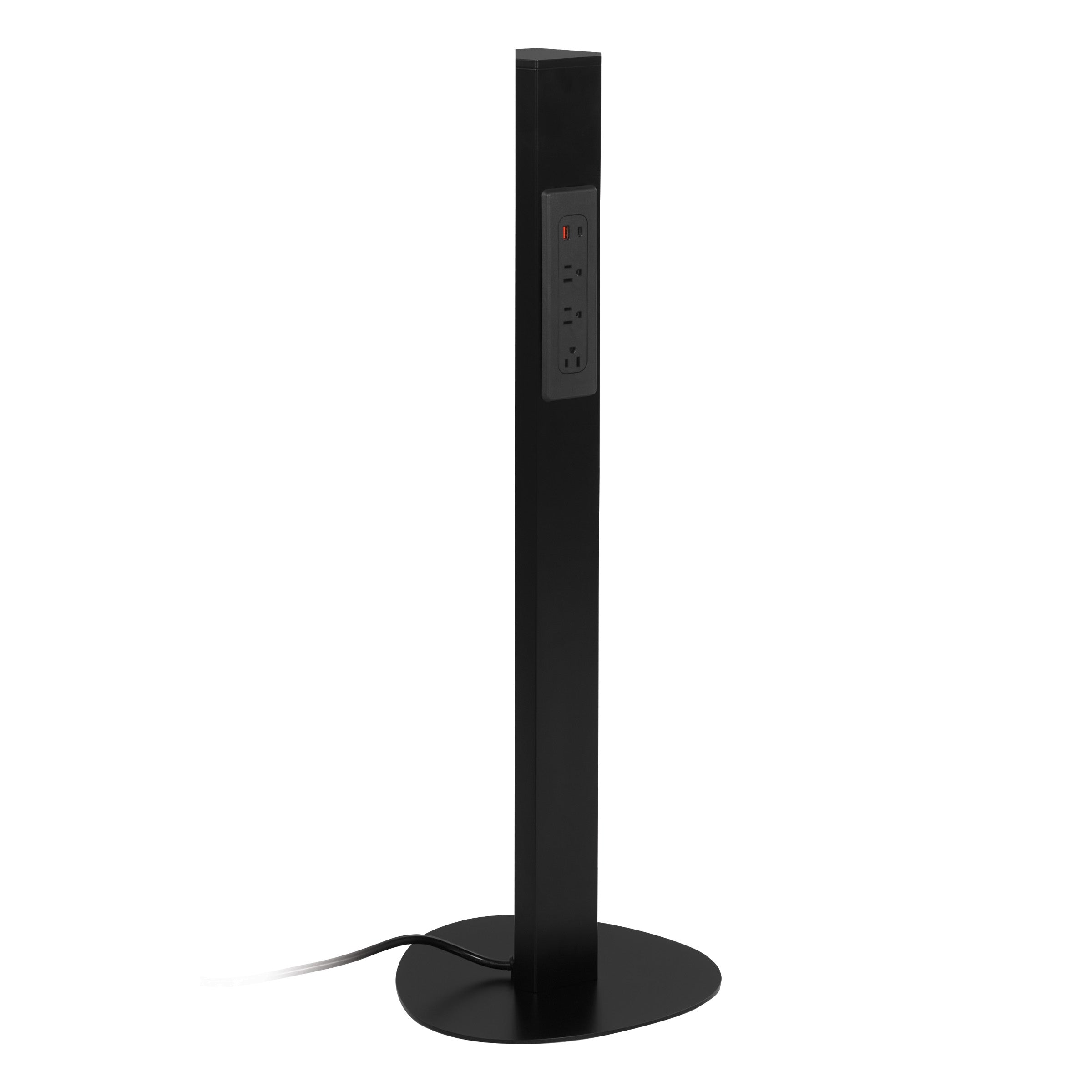 Power Anywhere Station-3AC/1USB - Black