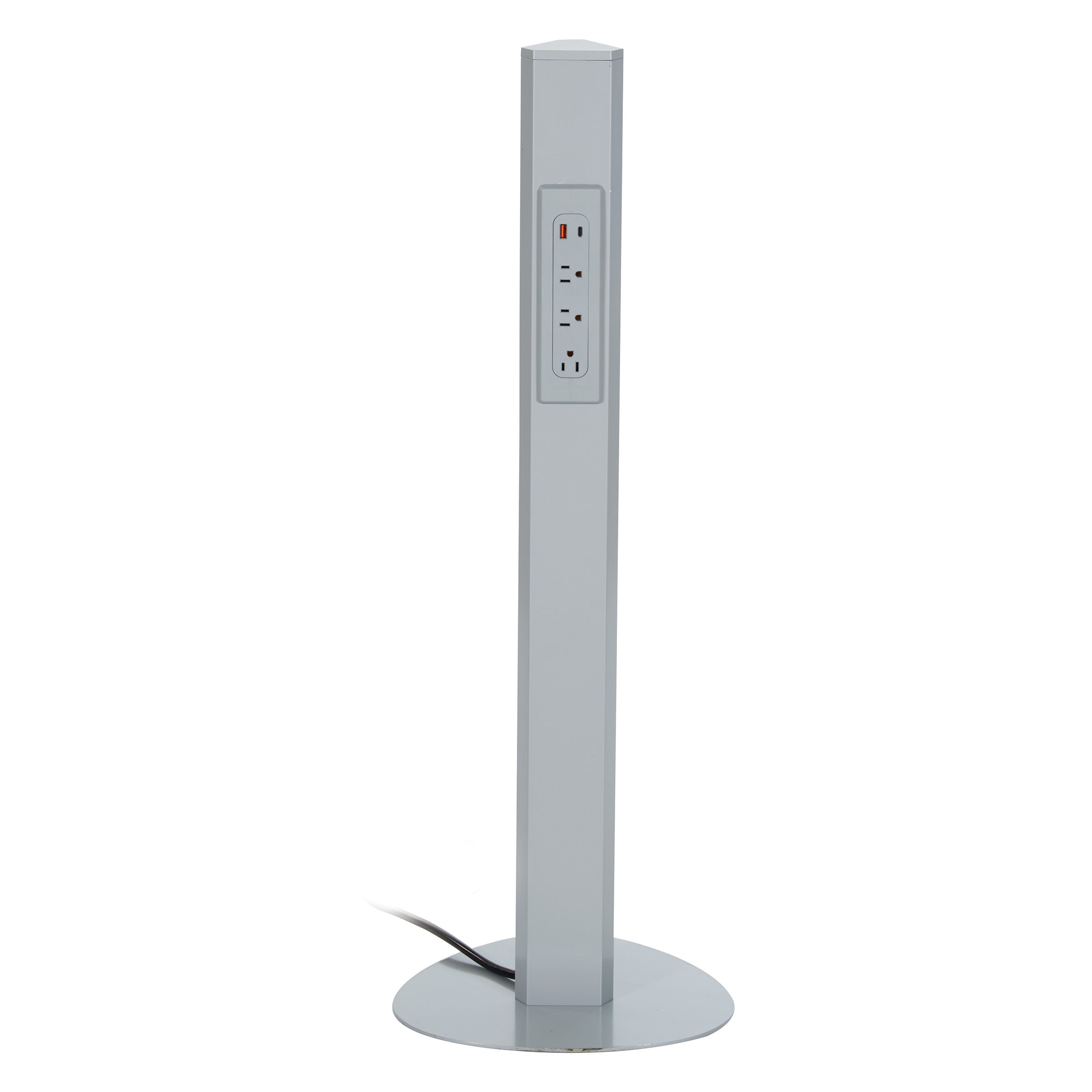 Power Anywhere Station-3AC/1USB - Silver
