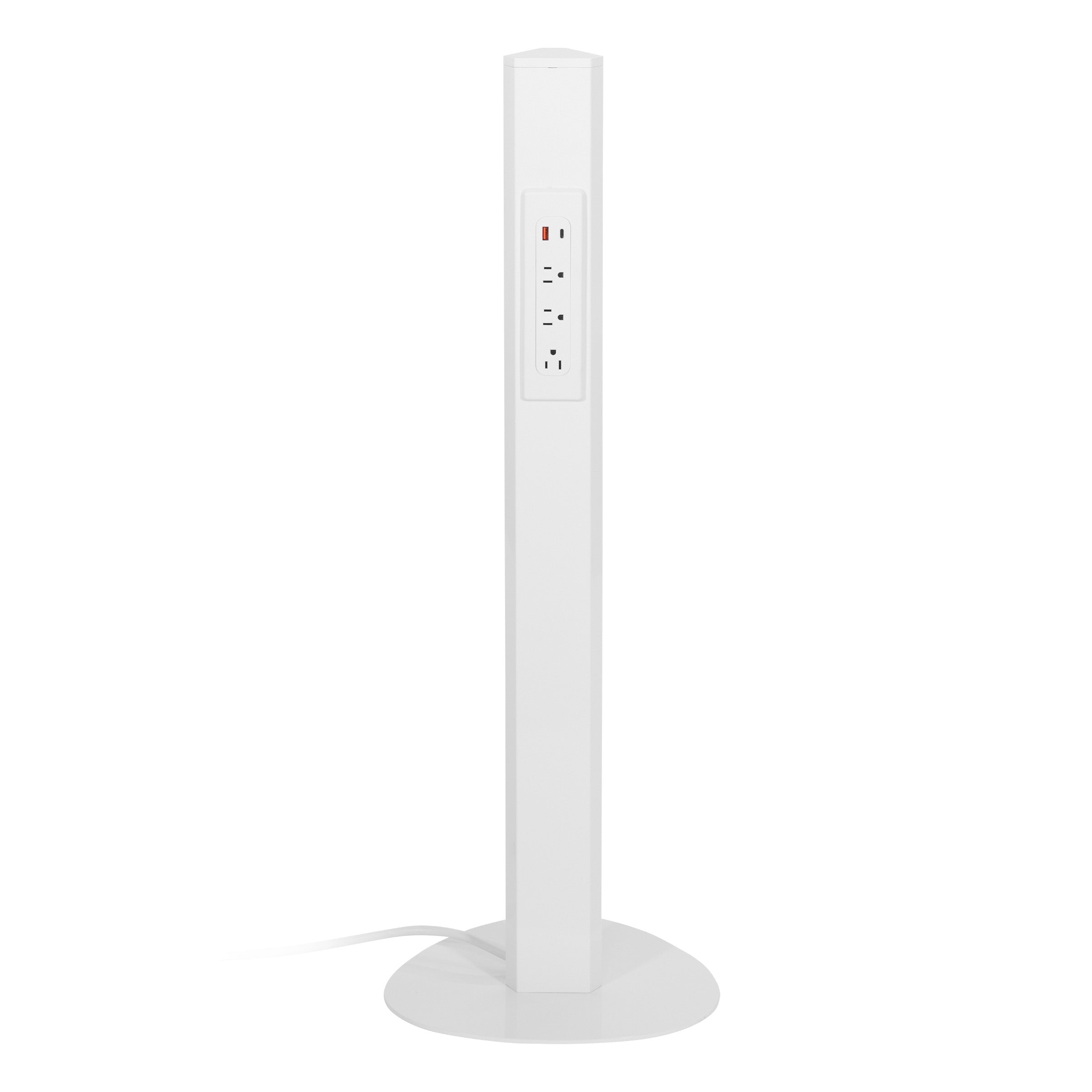 Power Anywhere Station-3AC/1USB - White