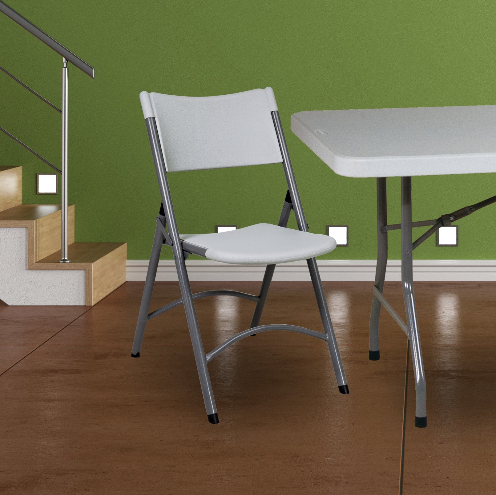 Resin Chair - Light Grey