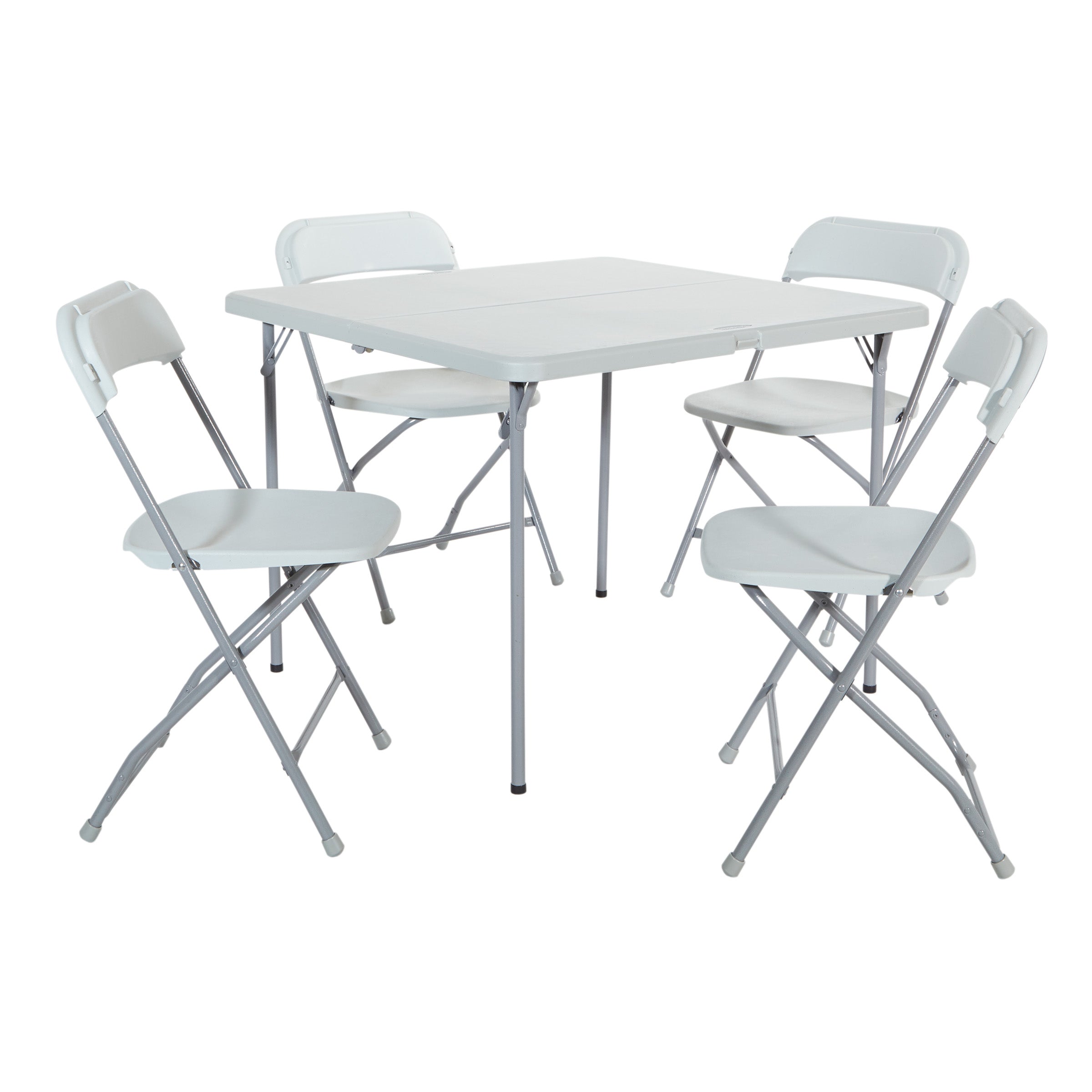 5 Piece Folding Set - Light Grey
