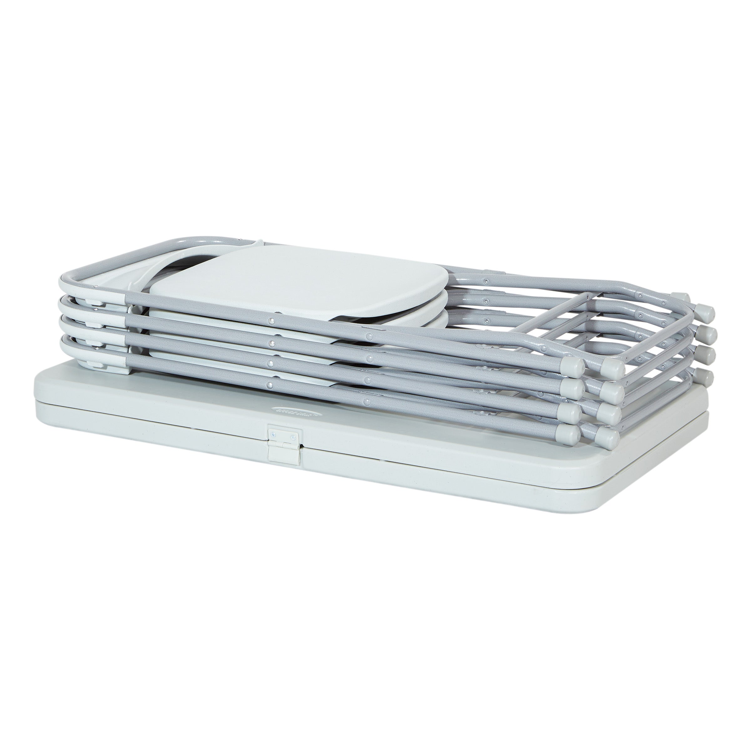 5 Piece Folding Set - Light Grey