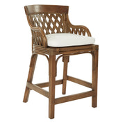 Plantation 24" Counter Stool - Brown Stain