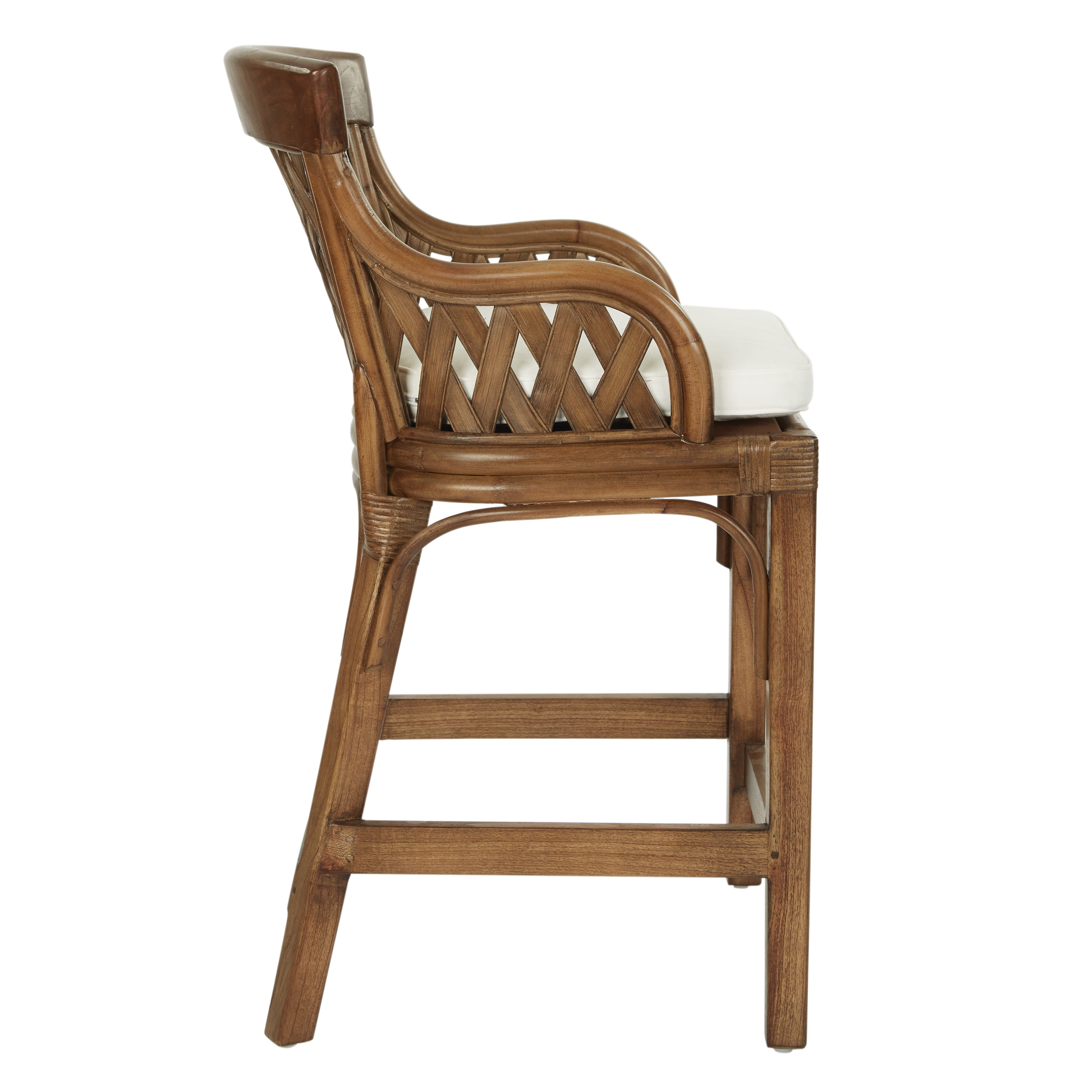 Plantation 24" Counter Stool - Brown Stain