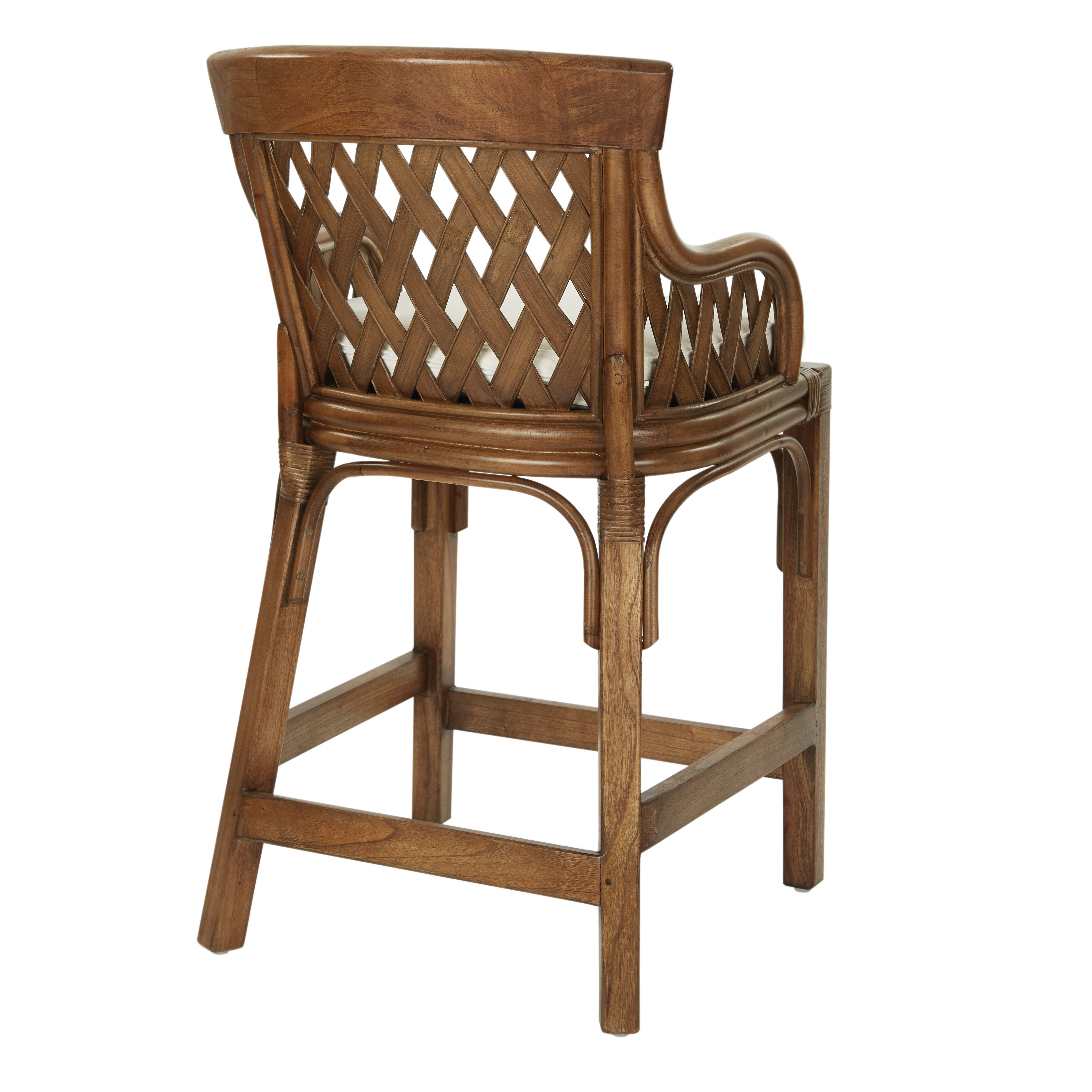 Plantation 24" Counter Stool - Brown Stain