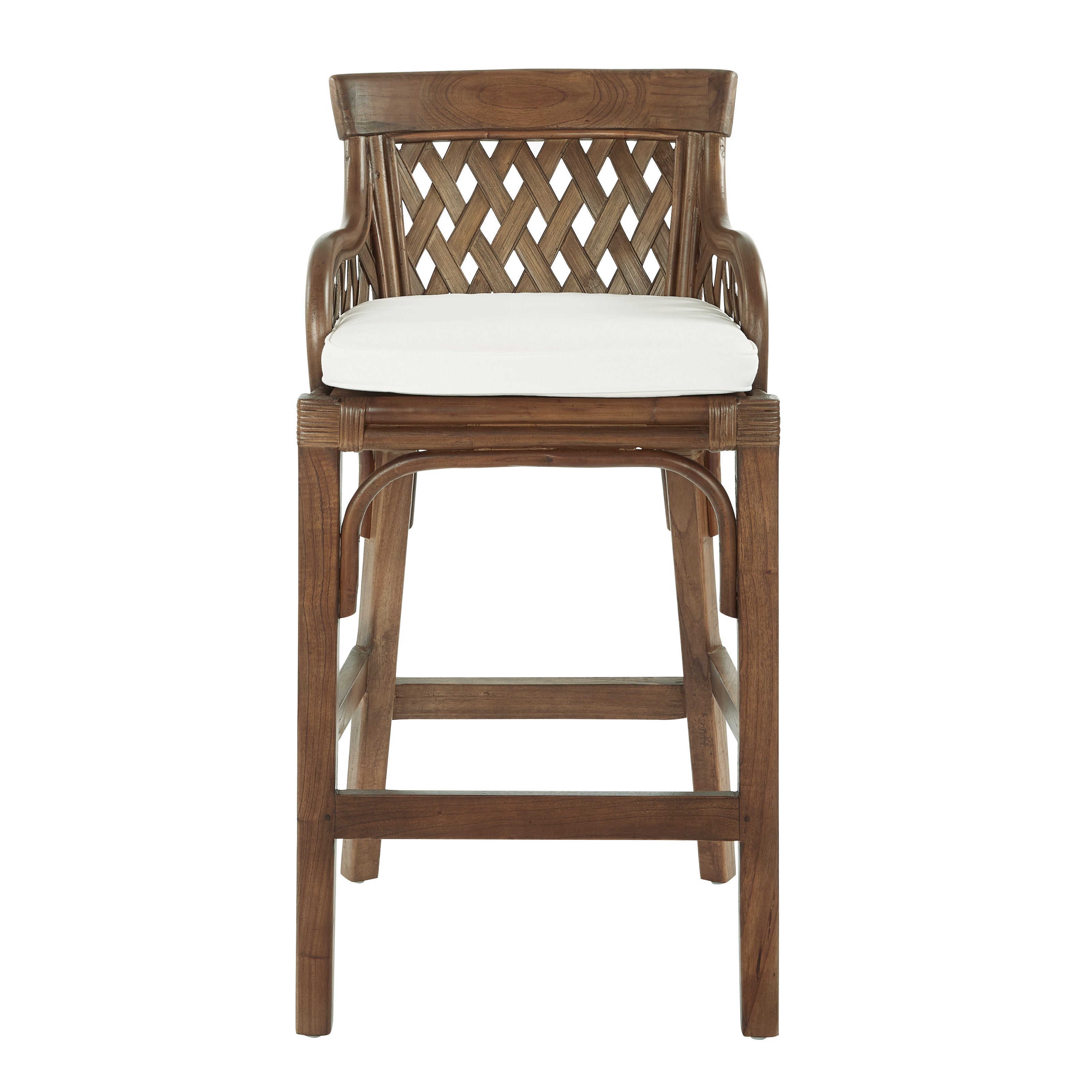 Plantation Bar Stool - Brown Stain
