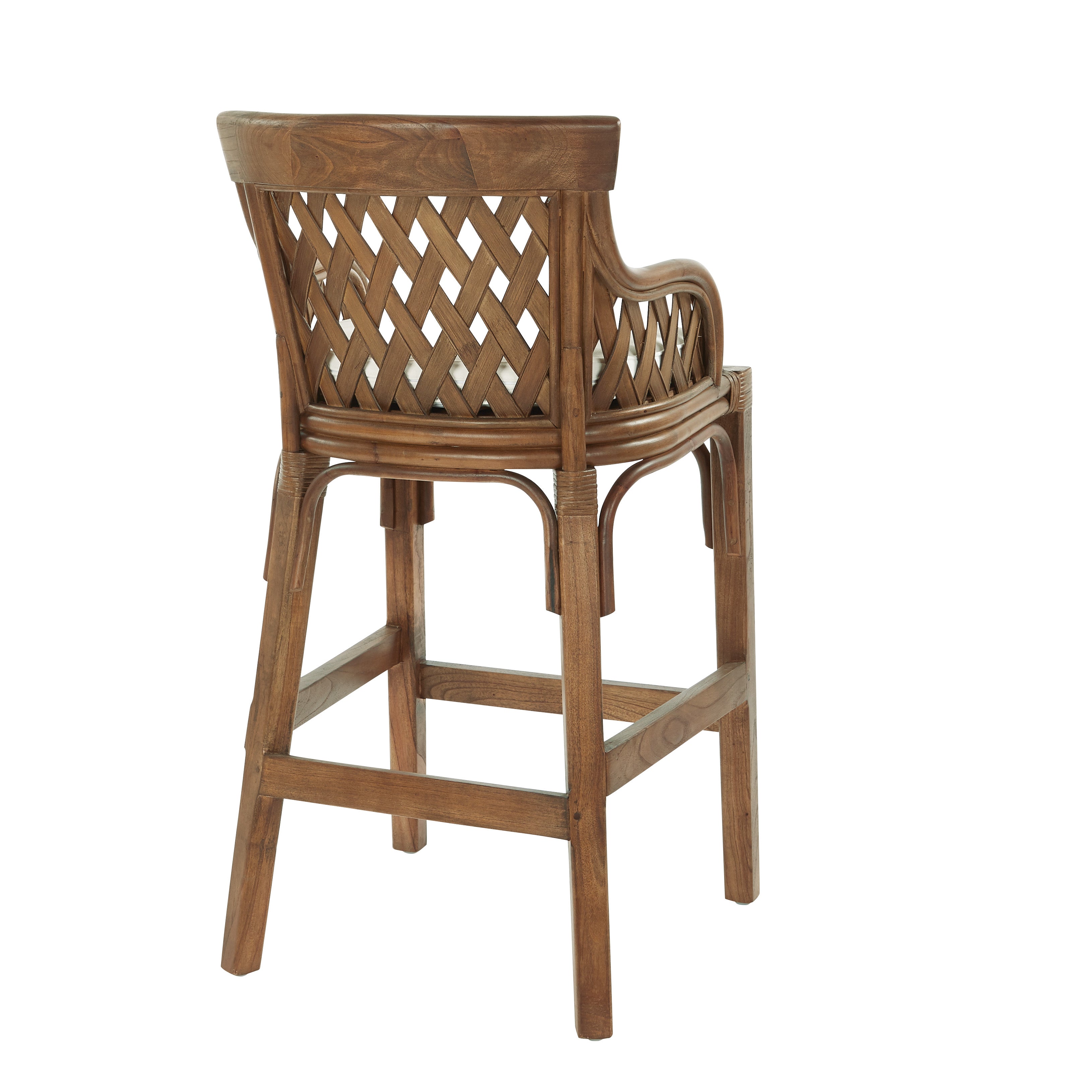 Plantation Bar Stool - Brown Stain
