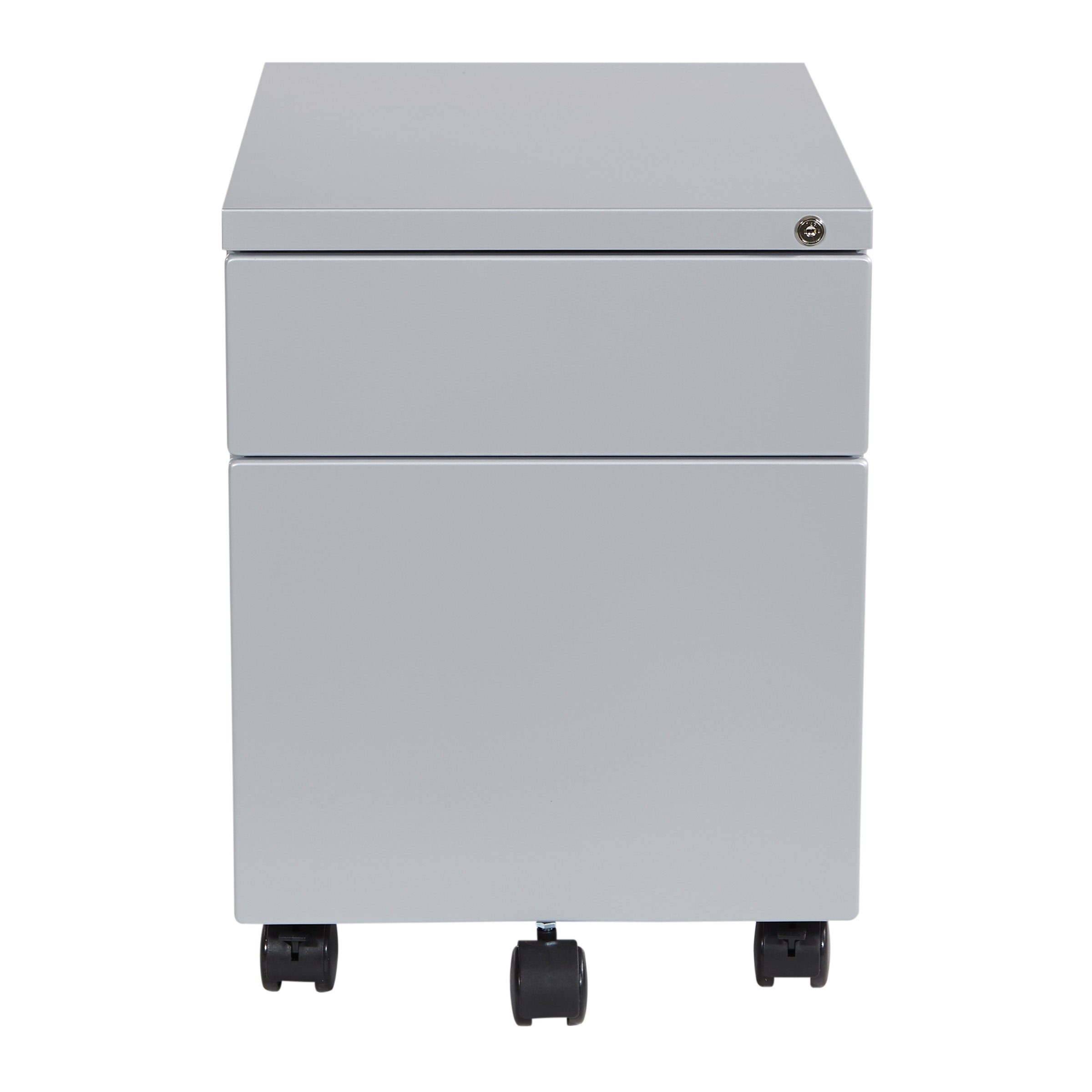 22" Mobile Box File Pedestal - Silver