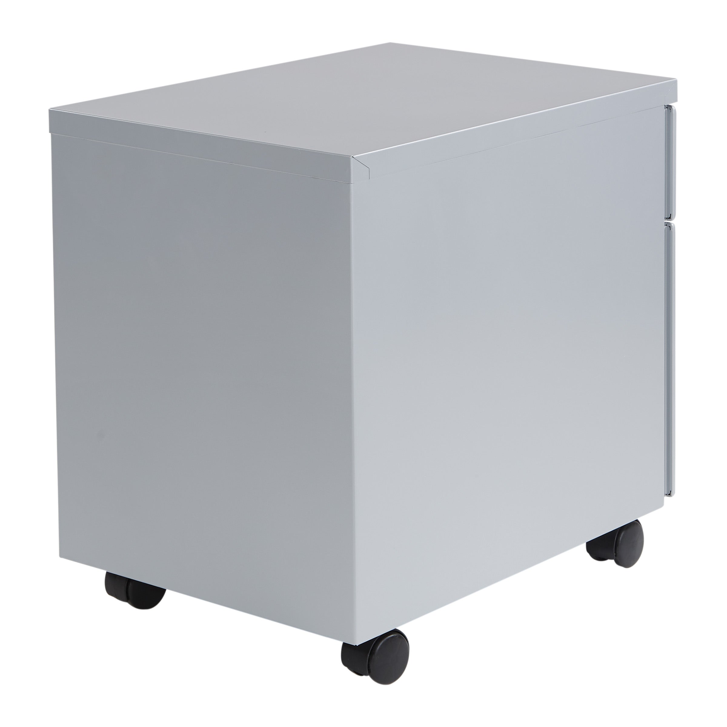 22" Mobile Box File Pedestal - Silver