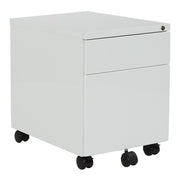 22" Mobile Box File Pedestal - White
