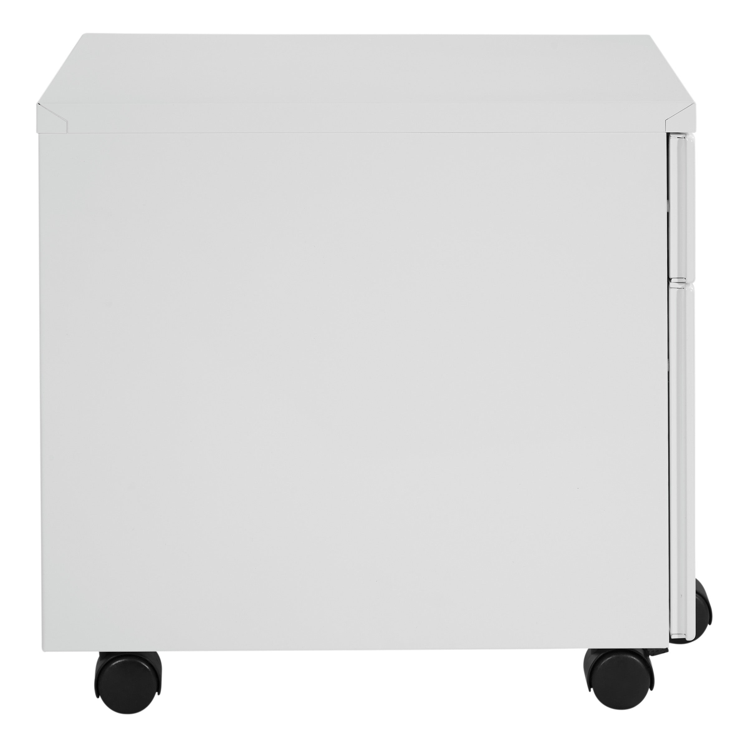 22" Mobile Box File Pedestal - White