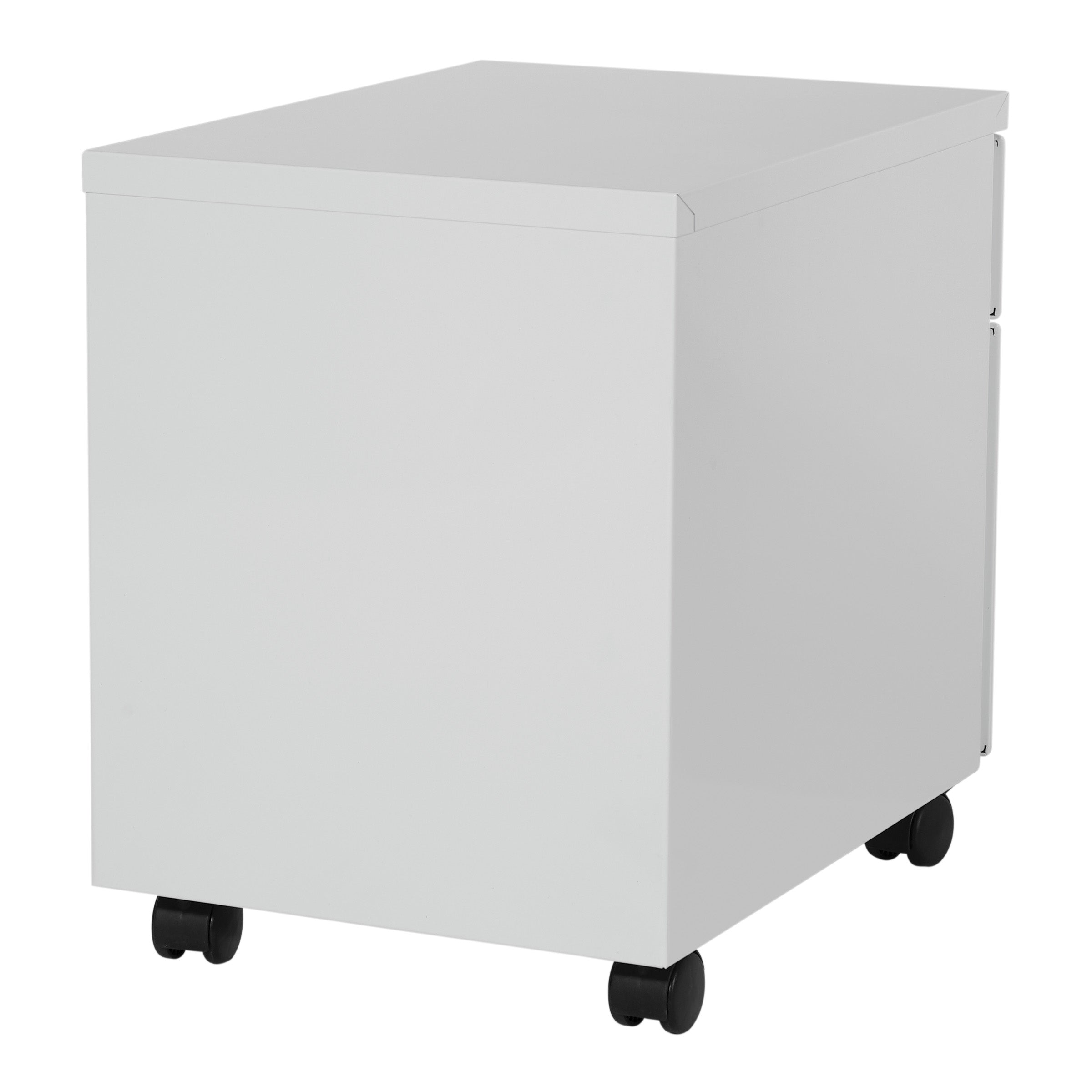 22" Mobile Box File Pedestal - White