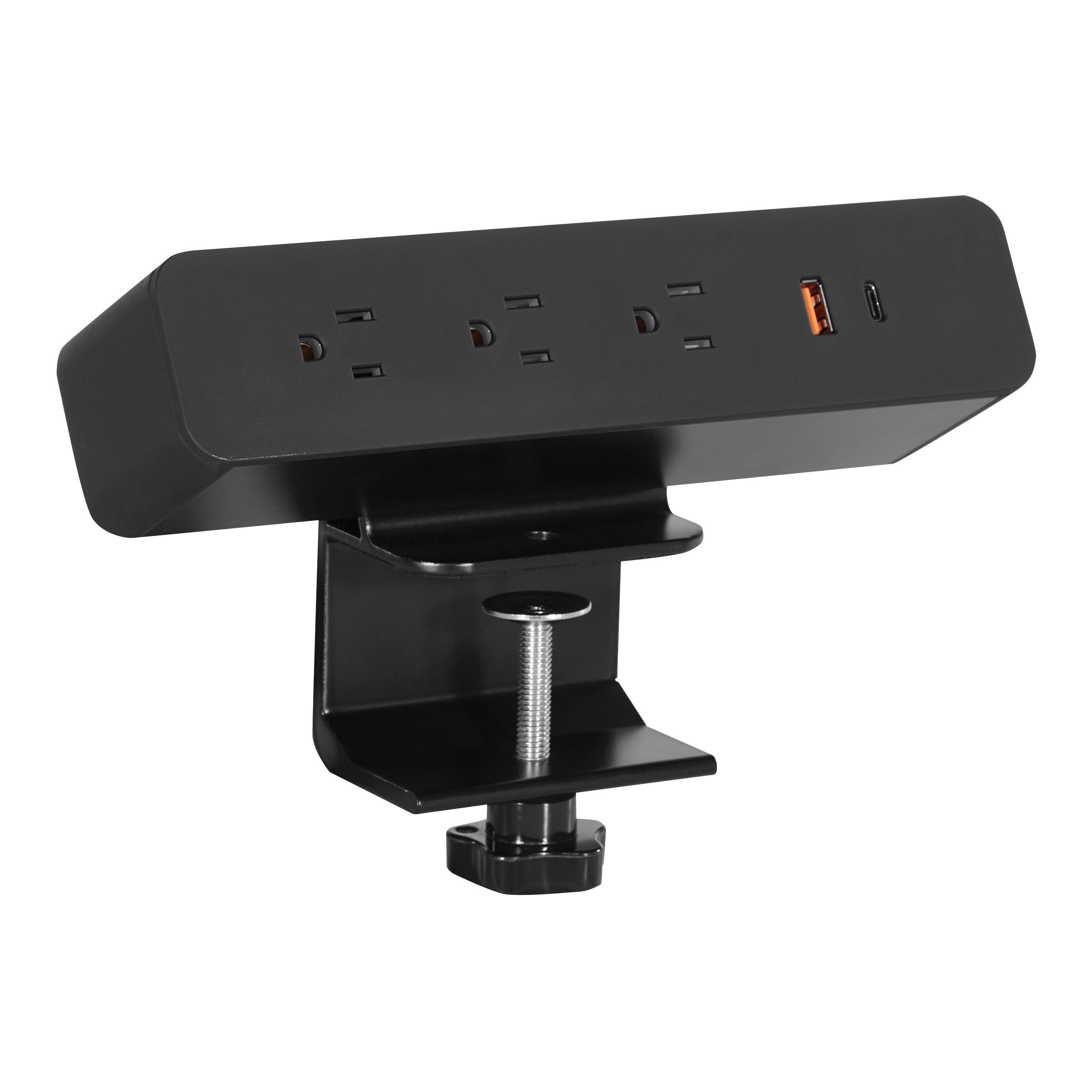 Clamp-Mount Power Charger - Black