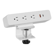 Clamp-Mount Power Charger - White
