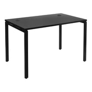 48"W Black Writing Desk  - Black