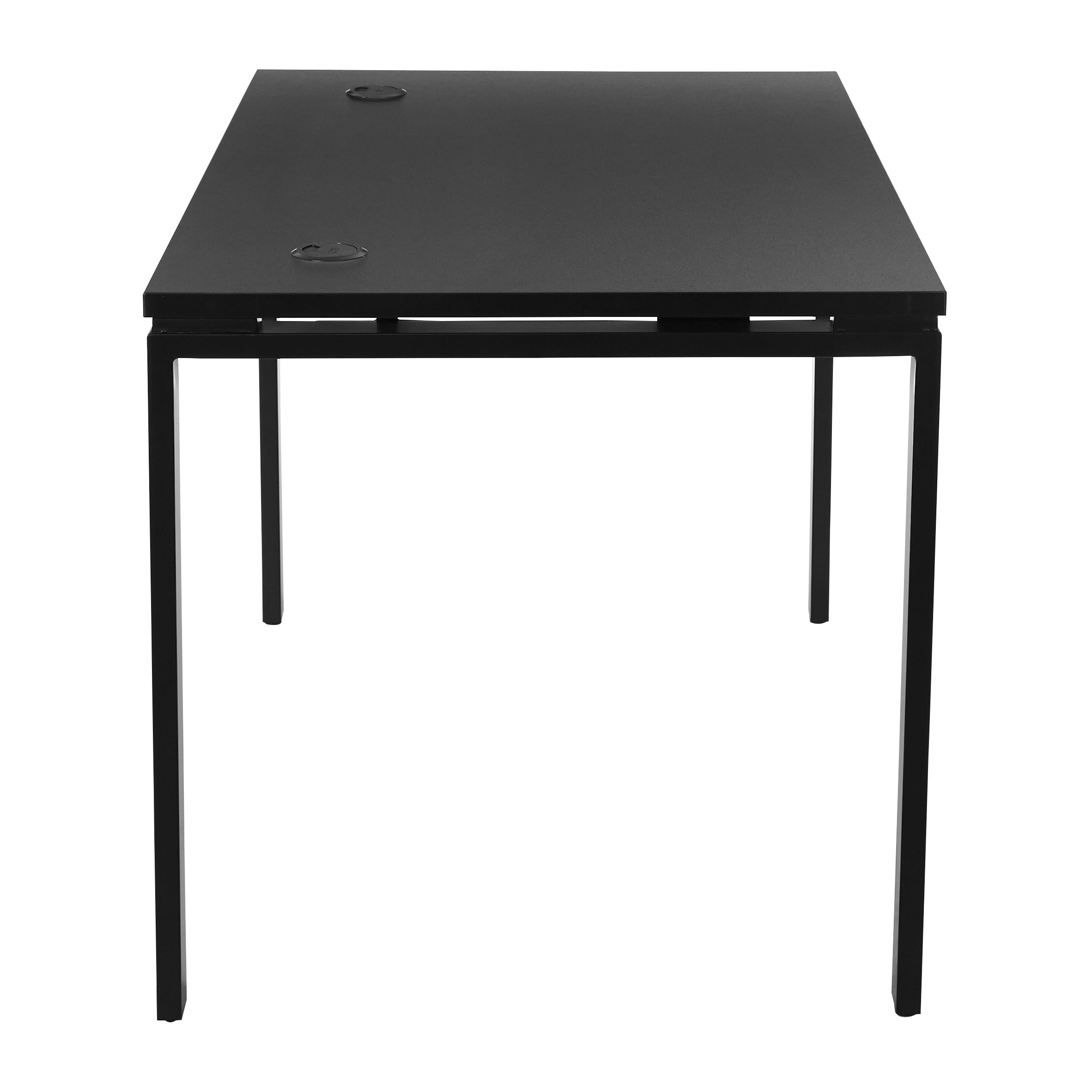 48"W Black Writing Desk  - Black