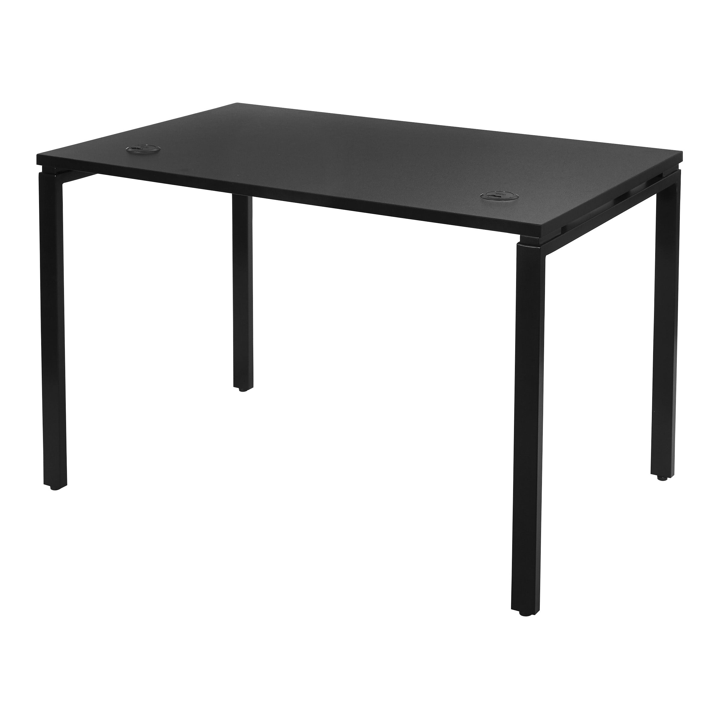 48"W Black Writing Desk  - Black