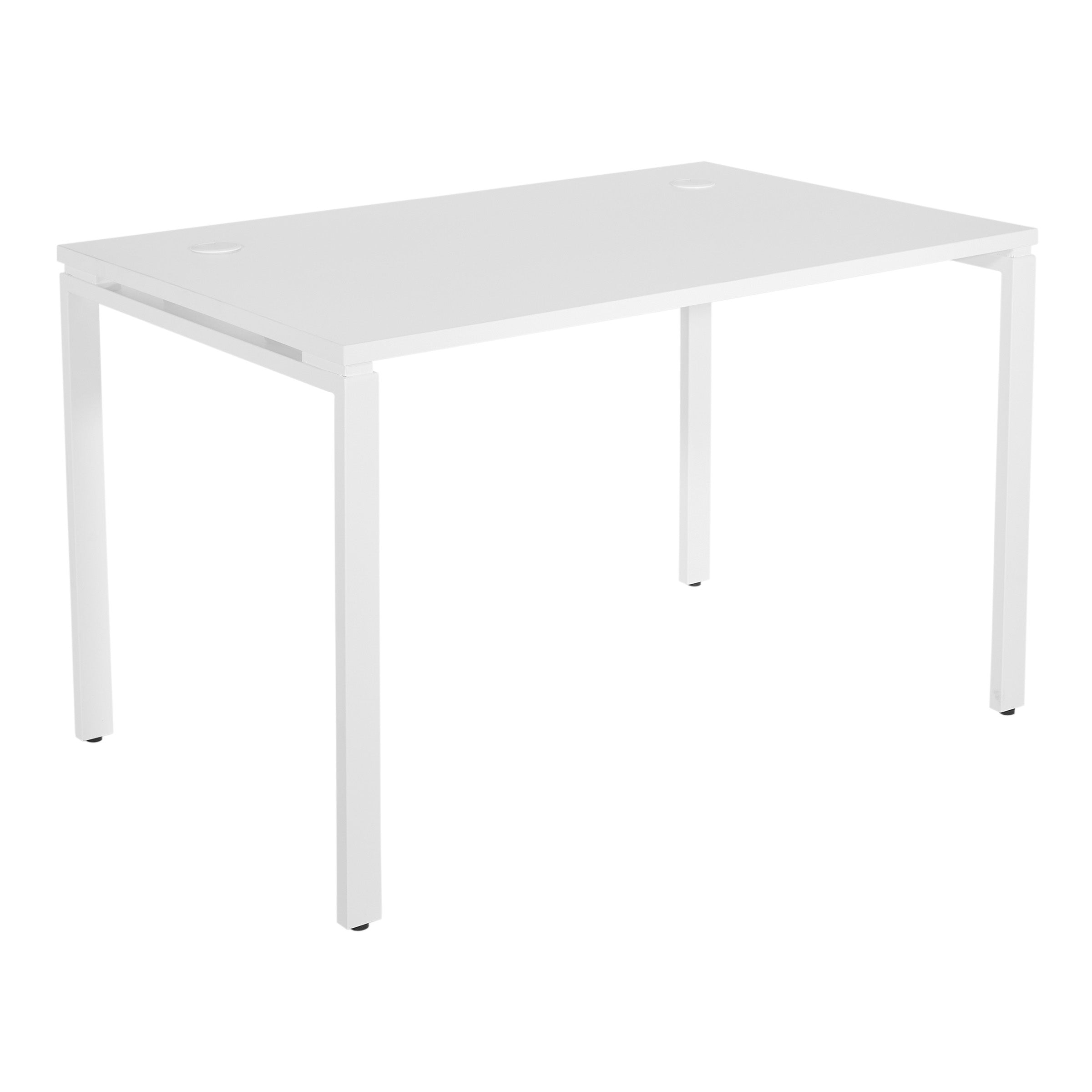 48"W White Writing Desk  - White