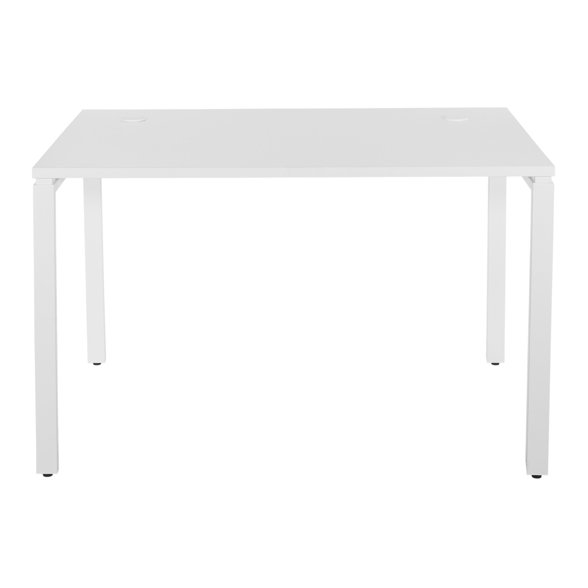 48"W White Writing Desk  - White