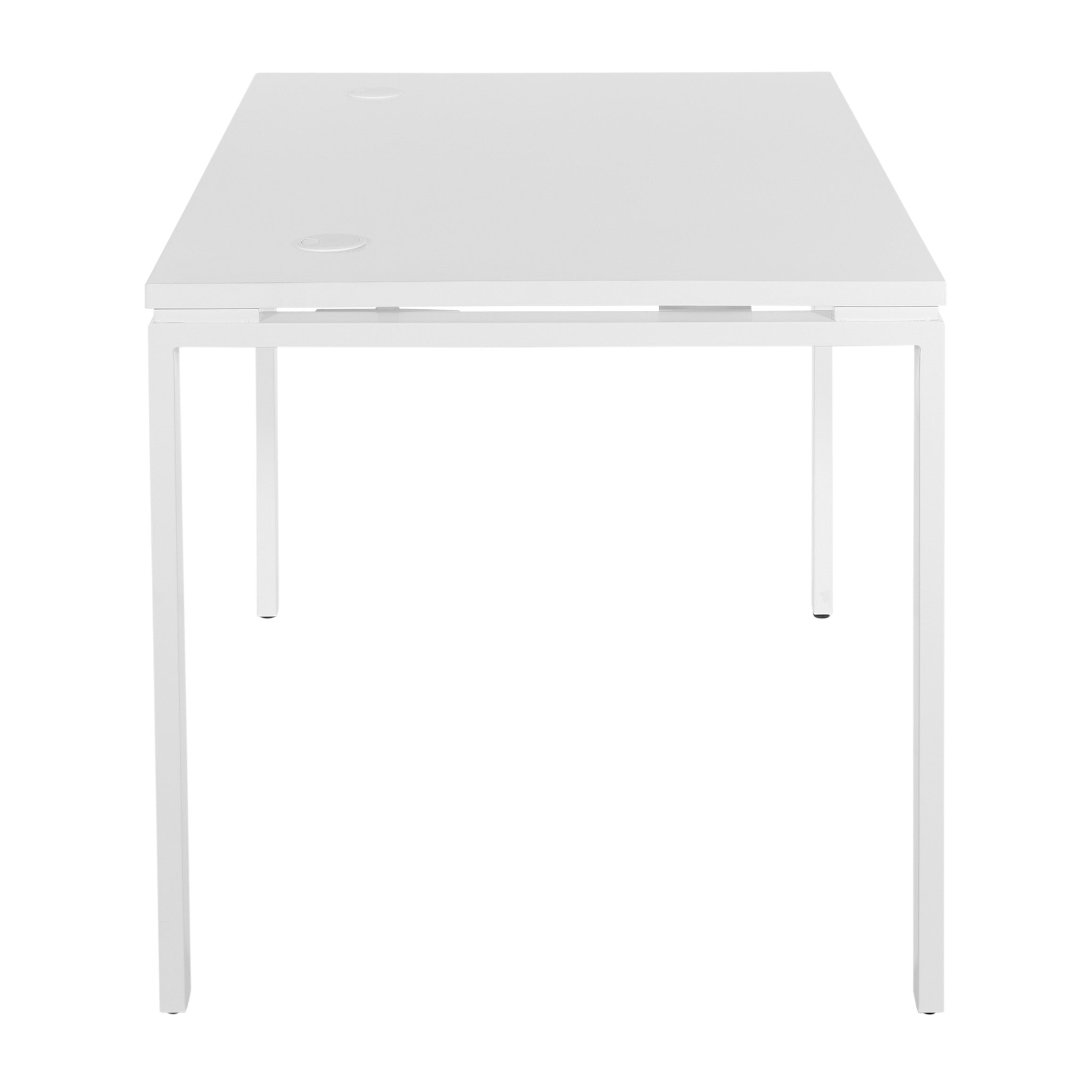 48"W White Writing Desk  - White