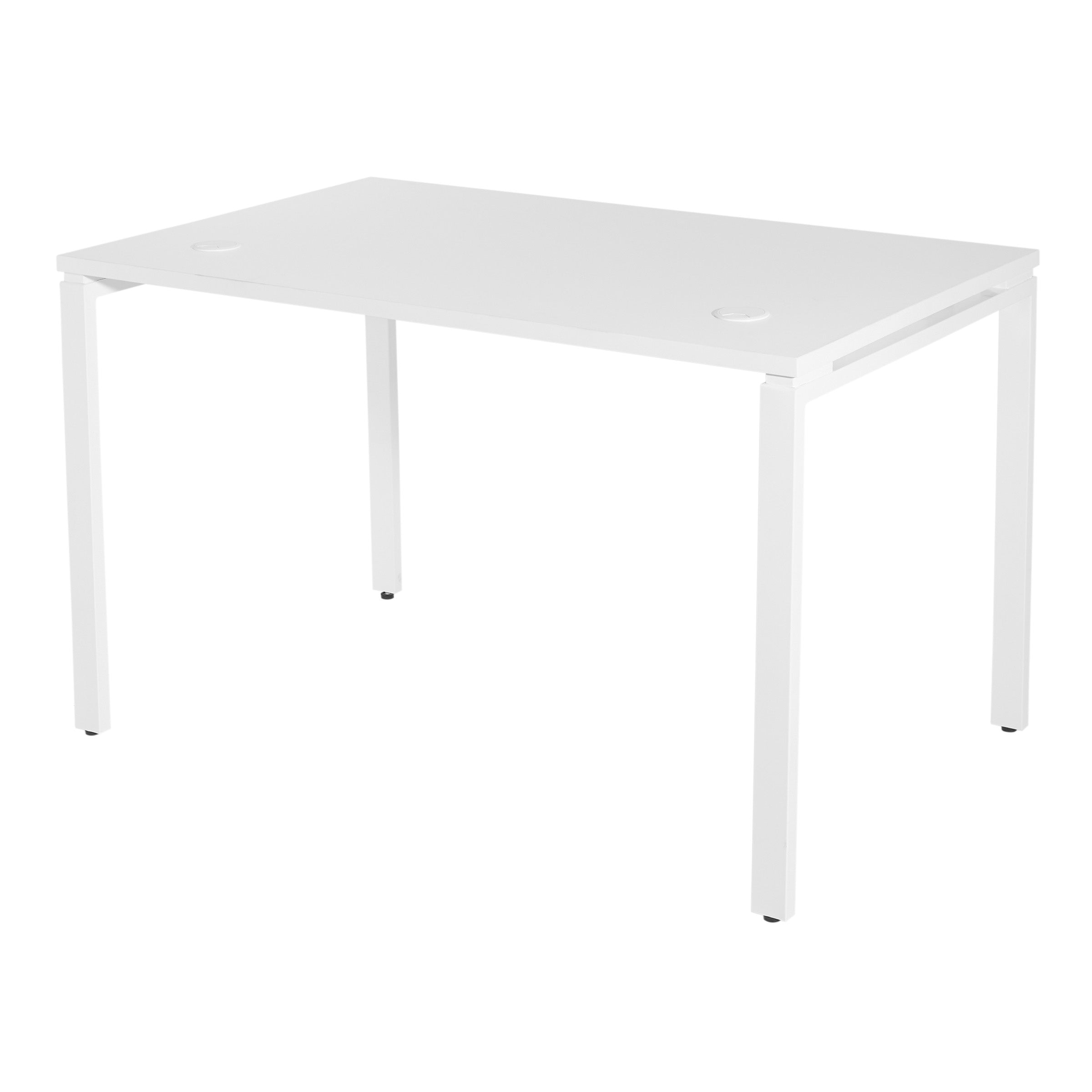 48"W White Writing Desk  - White