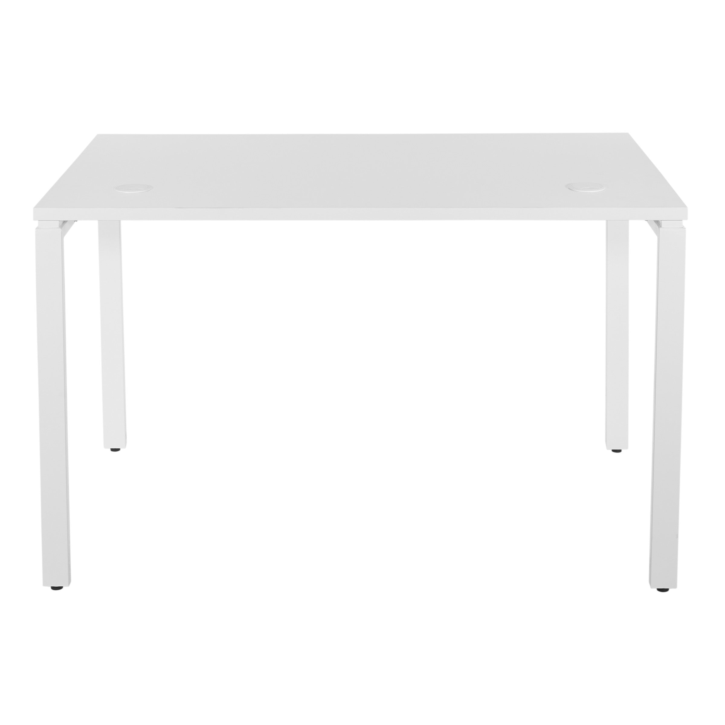48"W White Writing Desk  - White