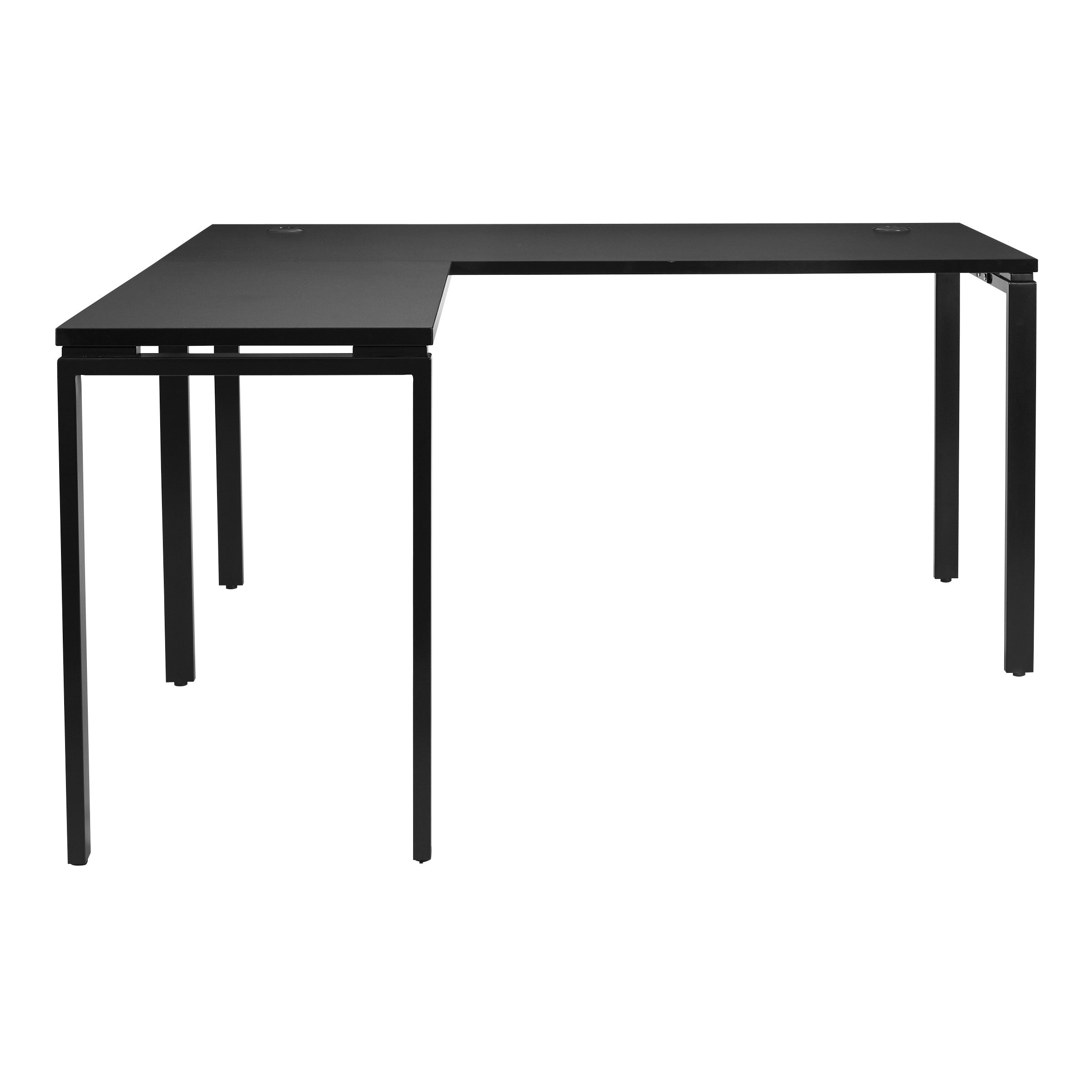 Prado L Workstation in Black - Black