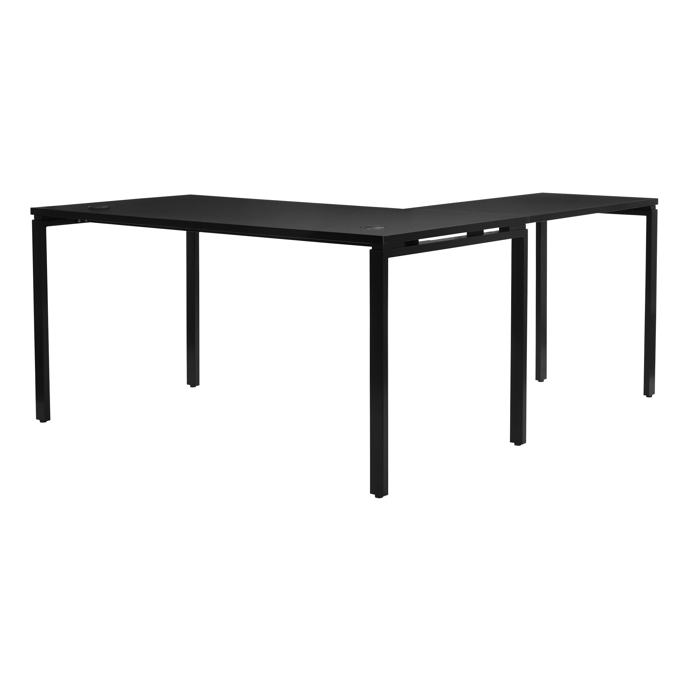 Prado L Workstation in Black - Black
