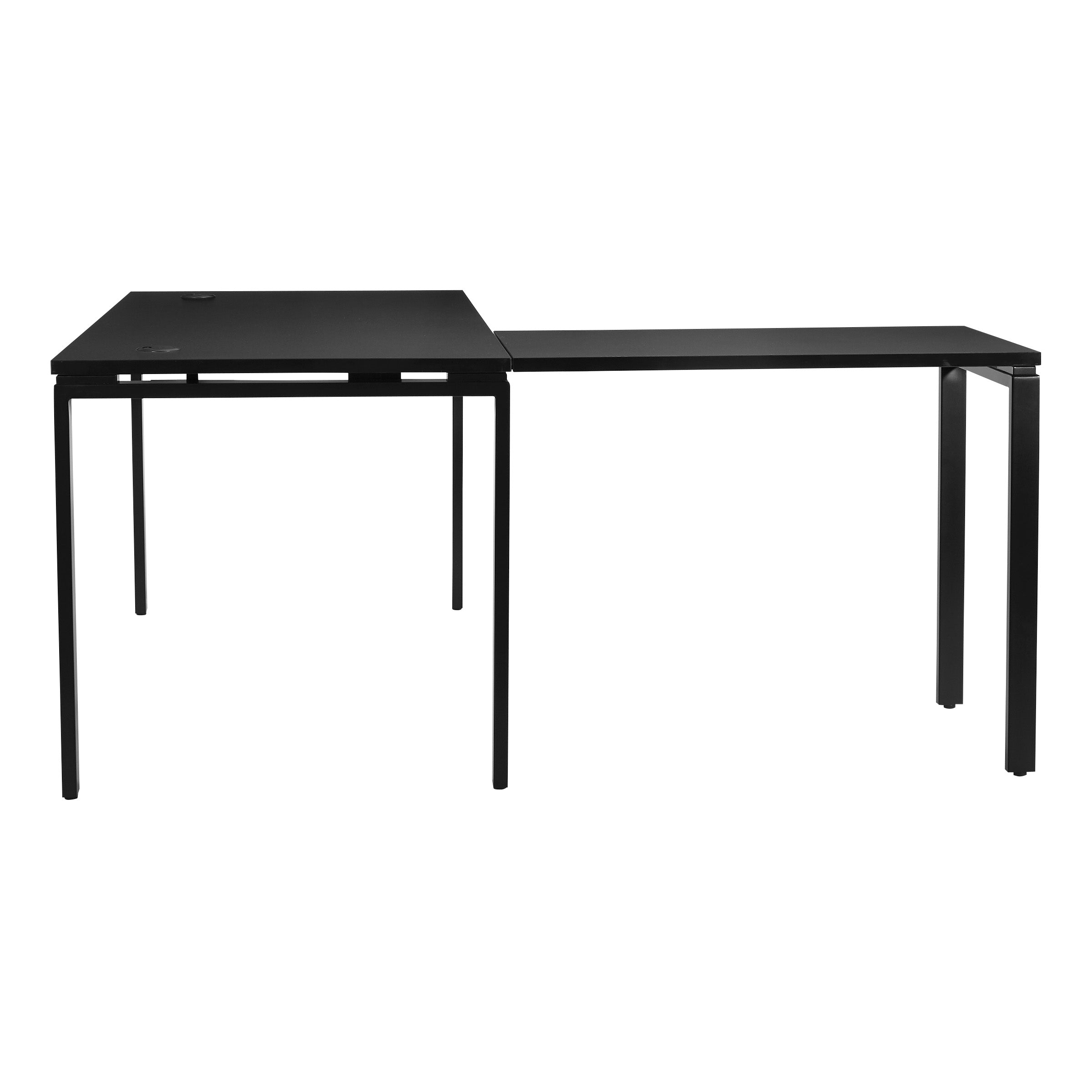 Prado L Workstation in Black - Black