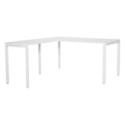 Prado L Workstation in White - White
